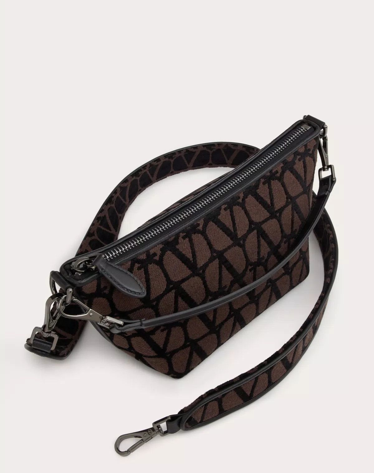 Valentino oc11z0725 Size: OS/ Toile Iconographe Bag in Melange/Black Size ONE SIZE - 5 Thumbnail