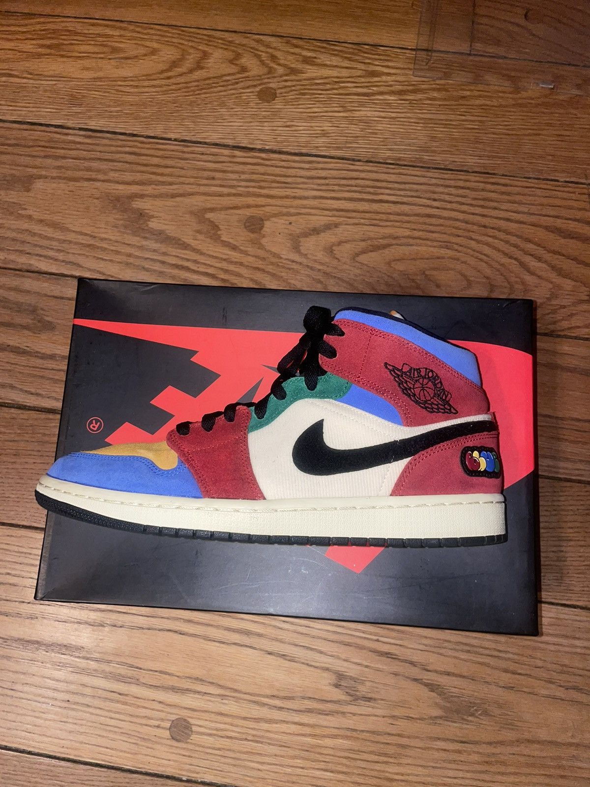 Jordan Brand × Nike Jordan 1 Mid “Fearless Blue the Great” Size US 10.5 / EU 43-44 - 7 Thumbnail