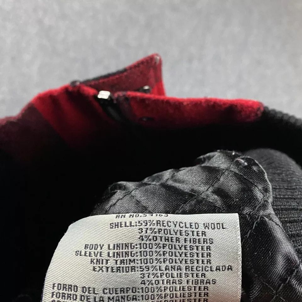 Levi's Levis Coat Women Medium Buffalo Check Wool Hooded Quilt Size M / US 6-8 / IT 42-44 - 9 Thumbnail