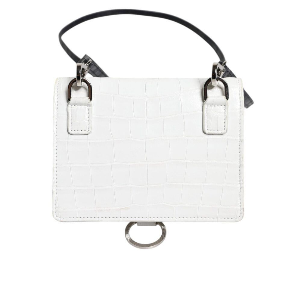 Dolce & Gabbana Dolce & Gabbana White Blue Leather Bifold Crossbody Sling Wa Size ONE SIZE - 5 Thumbnail