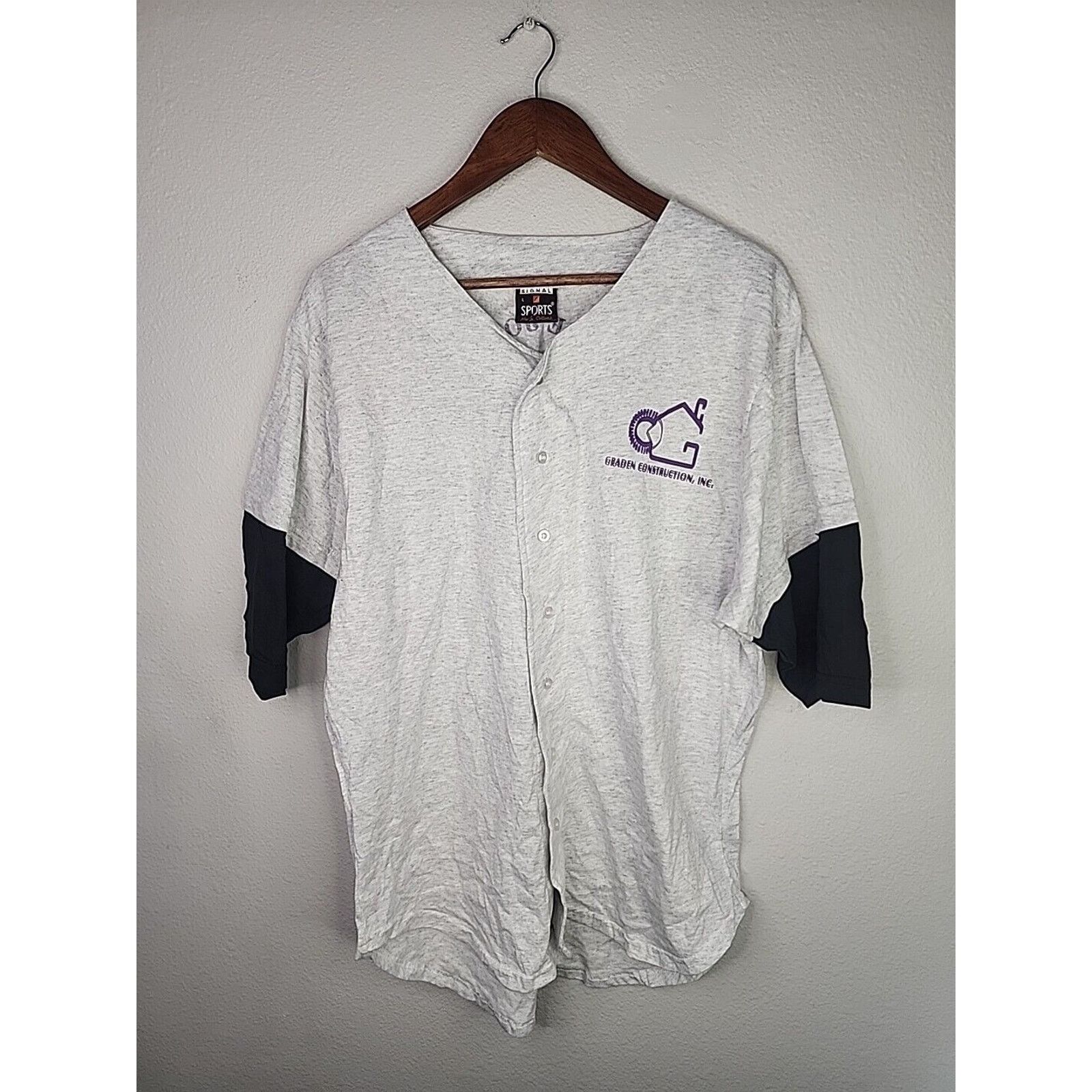 Vintage Vintage Signal Baseball Shirt Garden Construction Style L Size US L / EU 52-54 / 3 - 1 Thumbnail