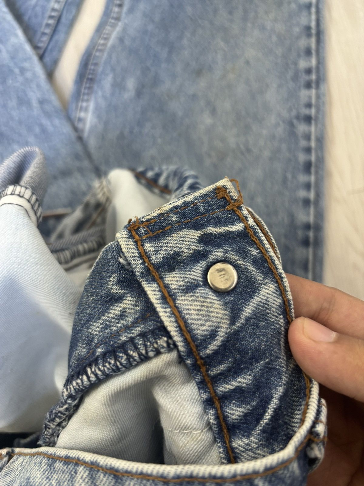 Levi's Vintage Clothing Vintage 80’s Levi’s orange tab with stone wash jeans Size US 30 / EU 46 - 10 Thumbnail