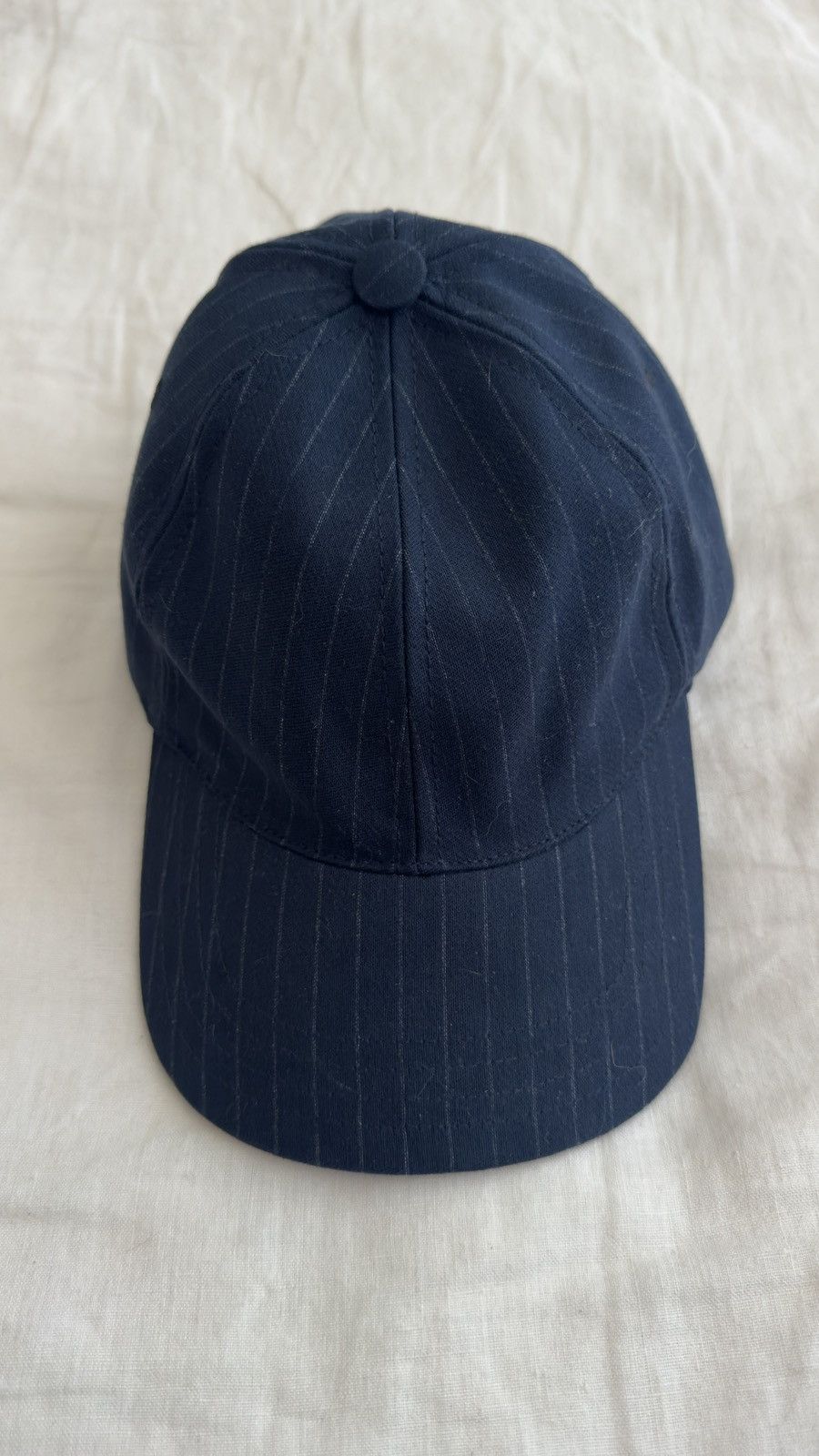 A.P.C. Navy pinstripe cap Size ONE SIZE - 1 Thumbnail