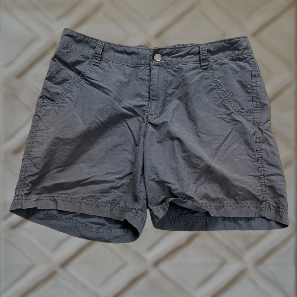 Vintage VINTAGE Columbia Women's Chino Shorts Size 8 Cotton Nylon Outdoor Black Elastic Waist Casual Summer Size 30" / US 8 / IT 44 - 1 Thumbnail