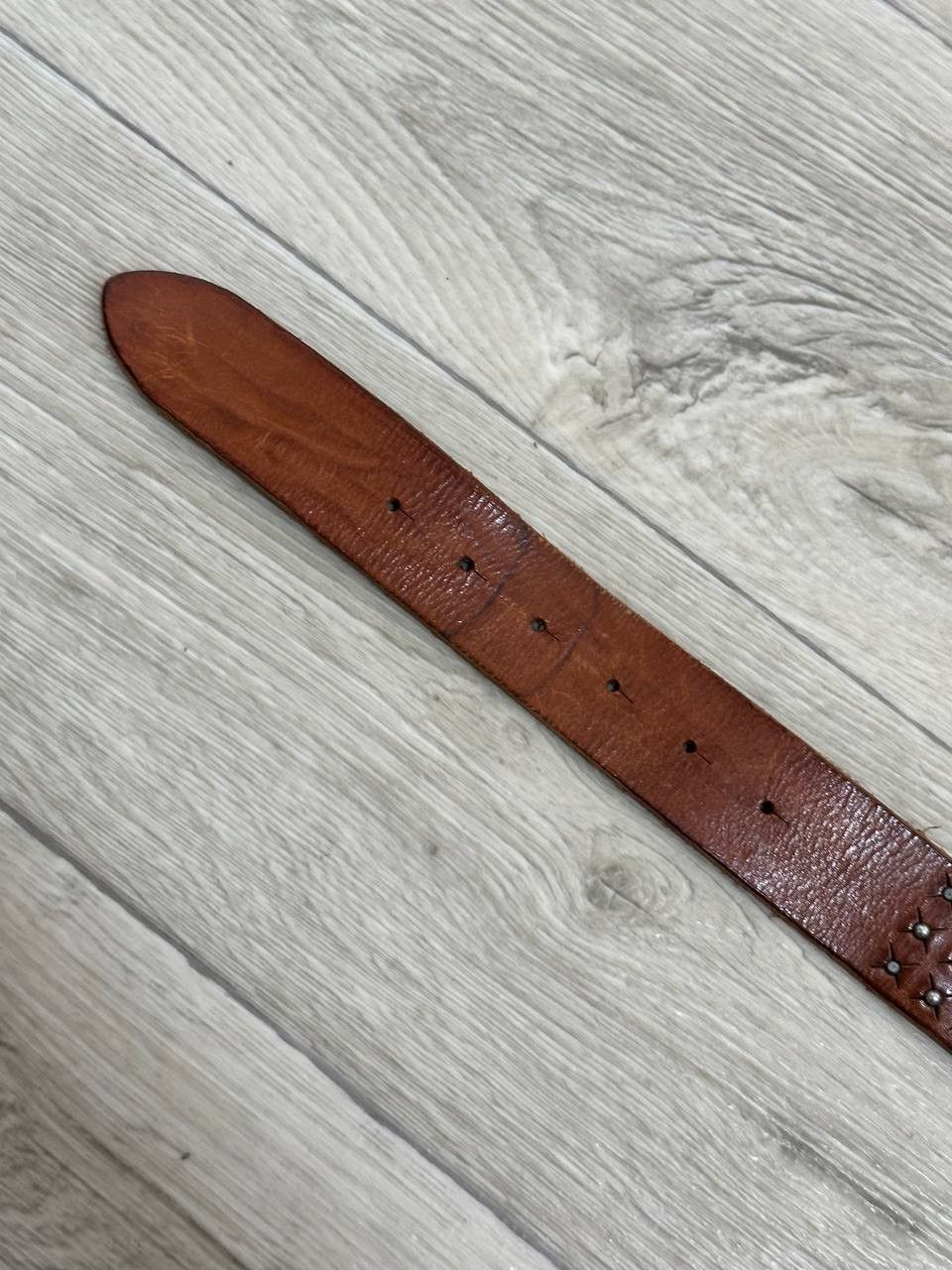 Vintage Hüftgold Berlin Studded Leather Belt Vintage Western 90 Size ONE SIZE - 5 Thumbnail