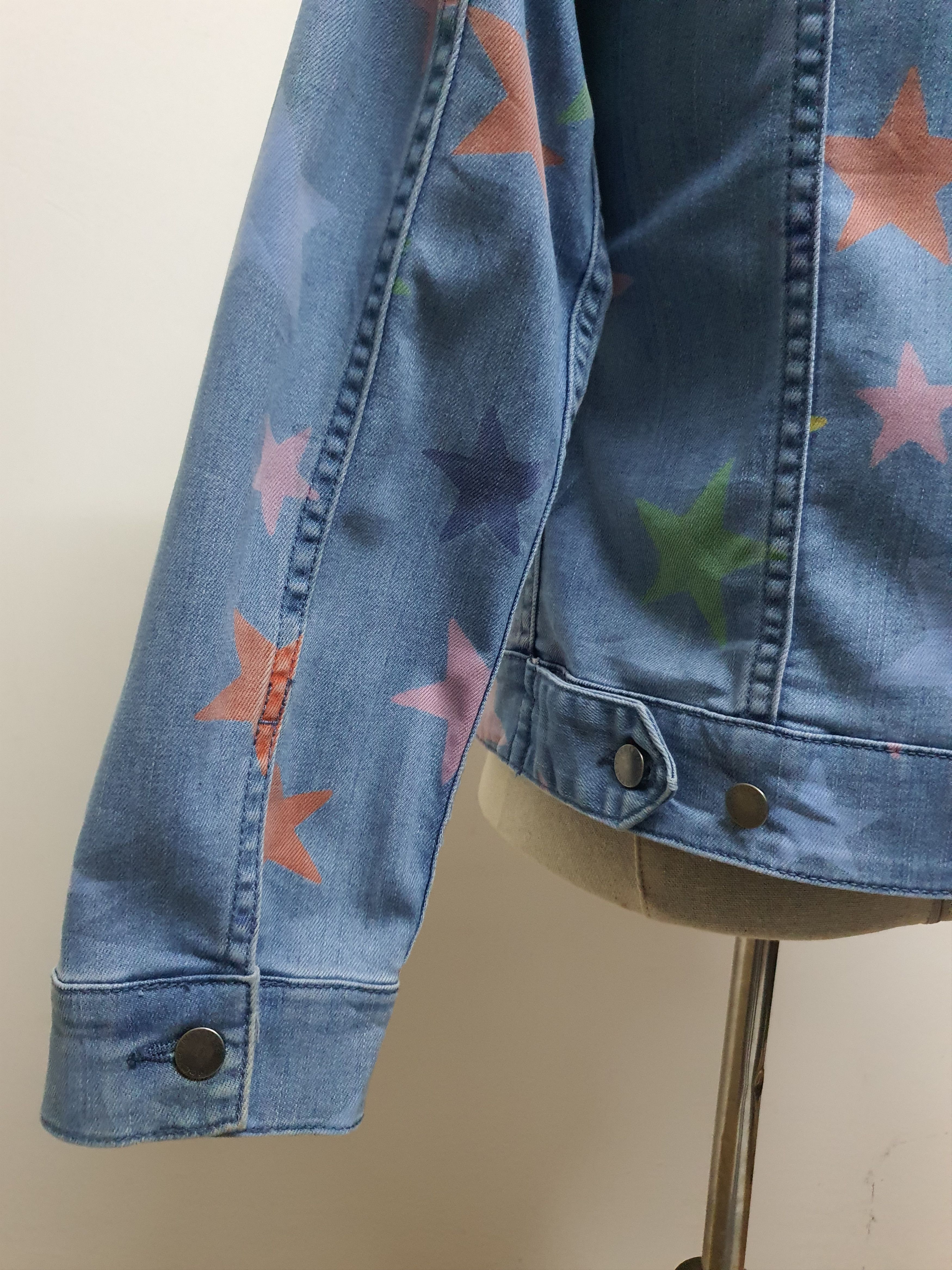 Stella McCartney STELLA McCARTNEY Stars Denim Jackets. Size XXS / US 00 / IT 34 - 7 Thumbnail