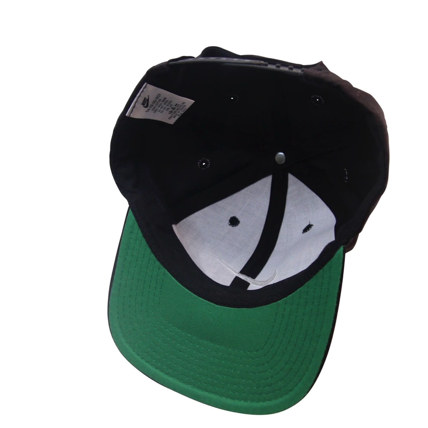 Nike Vintage Nike Swoosh Snapback Cap 90s Black Cap Mens OS Snapback 90s Nike Swoosh Black Mens OS Size ONE SIZE - 5 Thumbnail