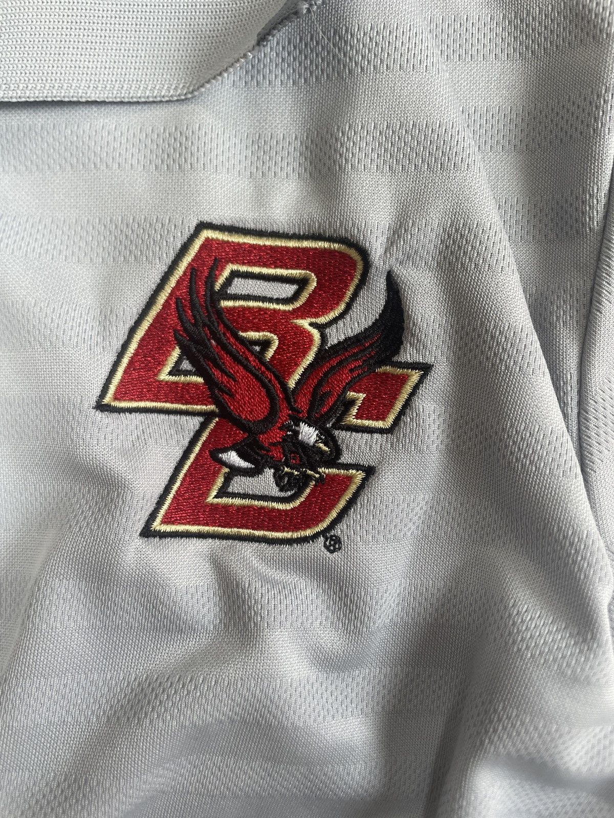 New Balance Boston College / BC Polo shirt size medium grey Size US M / EU 48-50 / 2 - 3 Thumbnail