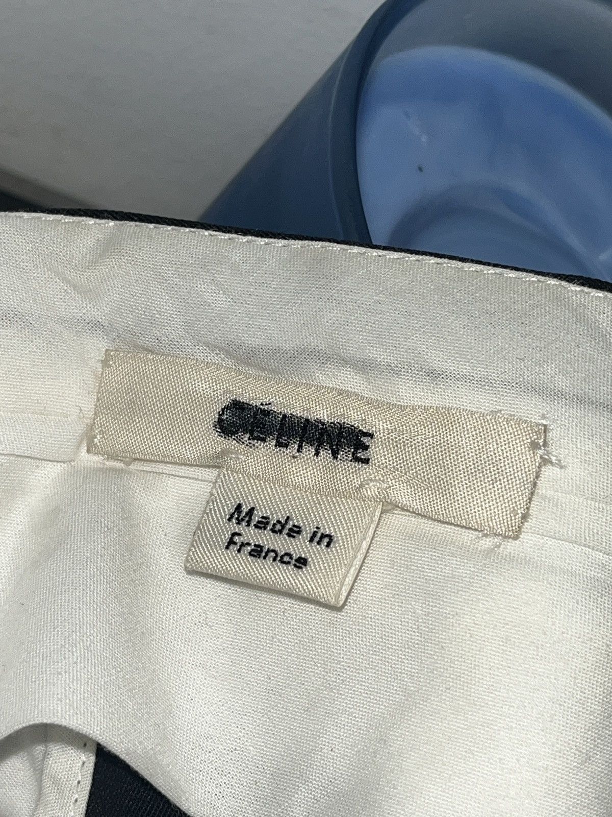 Celine SAMPLE Piece Lightweight Stretch Nylon Slim-Fit Pants. Size 26" / US 2 / IT 38 - 12 Thumbnail