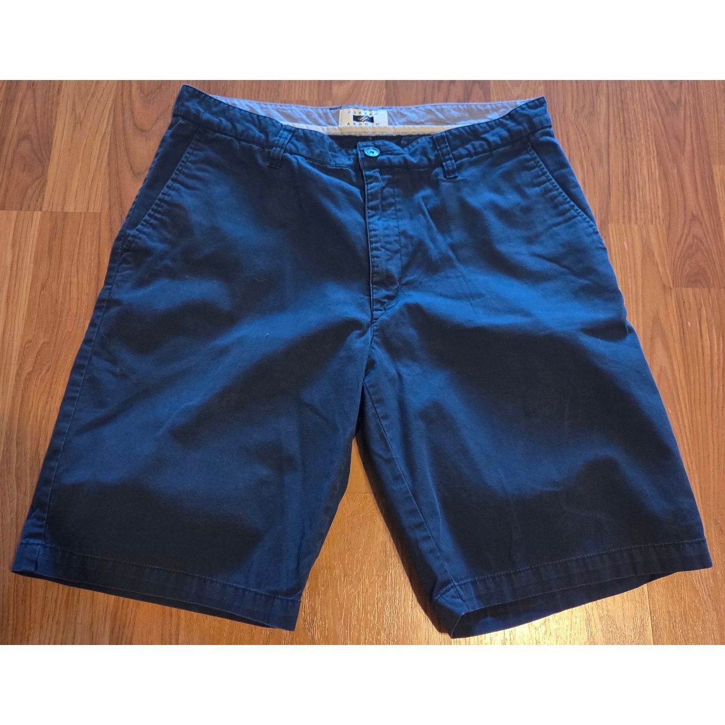Joseph Abboud Joseph Abboud Navy Blue Khaki Shorts - Men's Size 36 Size US 36 / EU 52 - 2 Thumbnail