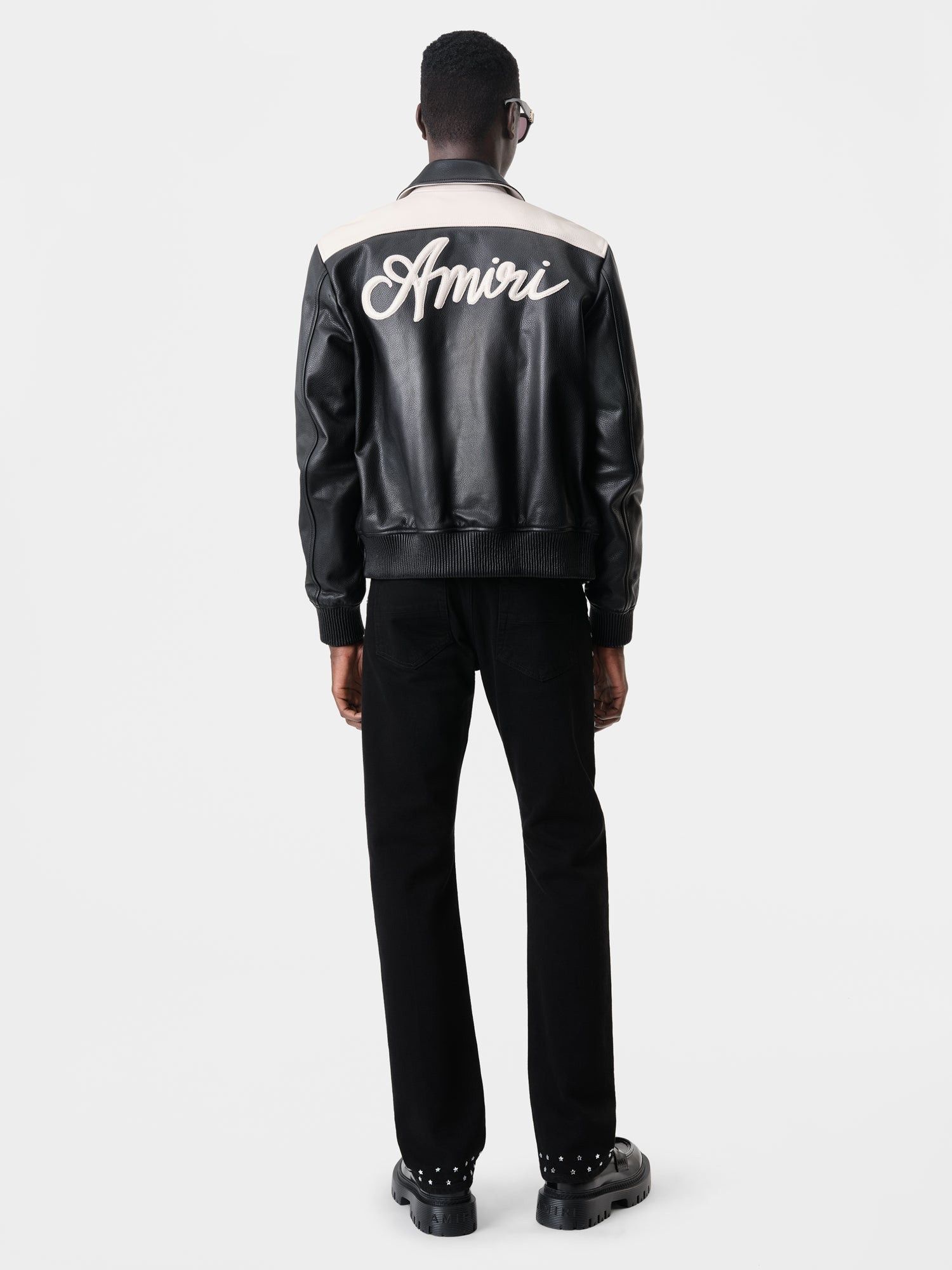 Amiri oc11z1125 Star Crystal Slim Jeans in Black Size US 32 / EU 48 - 4 Thumbnail