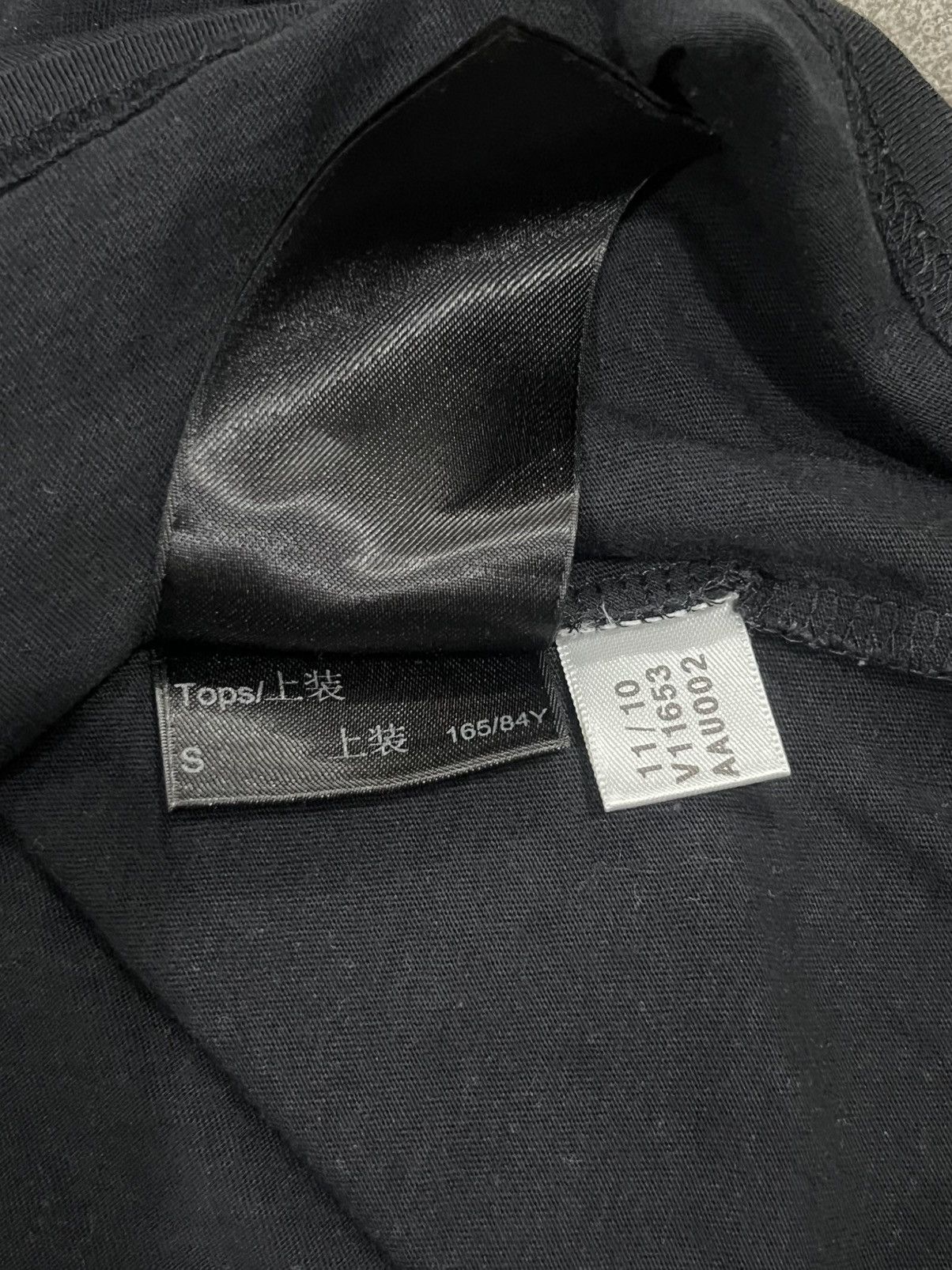 Y-3 Yohji Yamamoto Y-3 Fitted Abstract Design Longsleeve Top Size US S / EU 44-46 / 1 - 6 Thumbnail