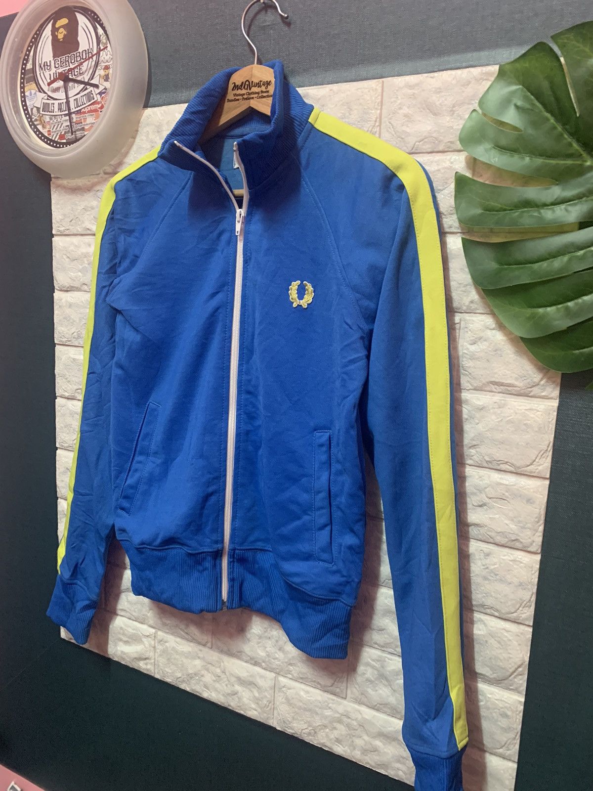 Fred Perry × Vintage VINTAGE!! 80's Track Top FRED PERRY Size US S / EU 44-46 / 1 - 2 Thumbnail