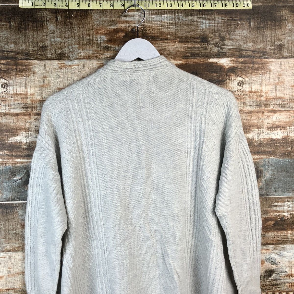 Homespun Knitwear × Japanese Brand × Vintage DL Scapa Gray cardigan Knitwear vintage #C441 Size US M / EU 48-50 / 2 - 13 Thumbnail
