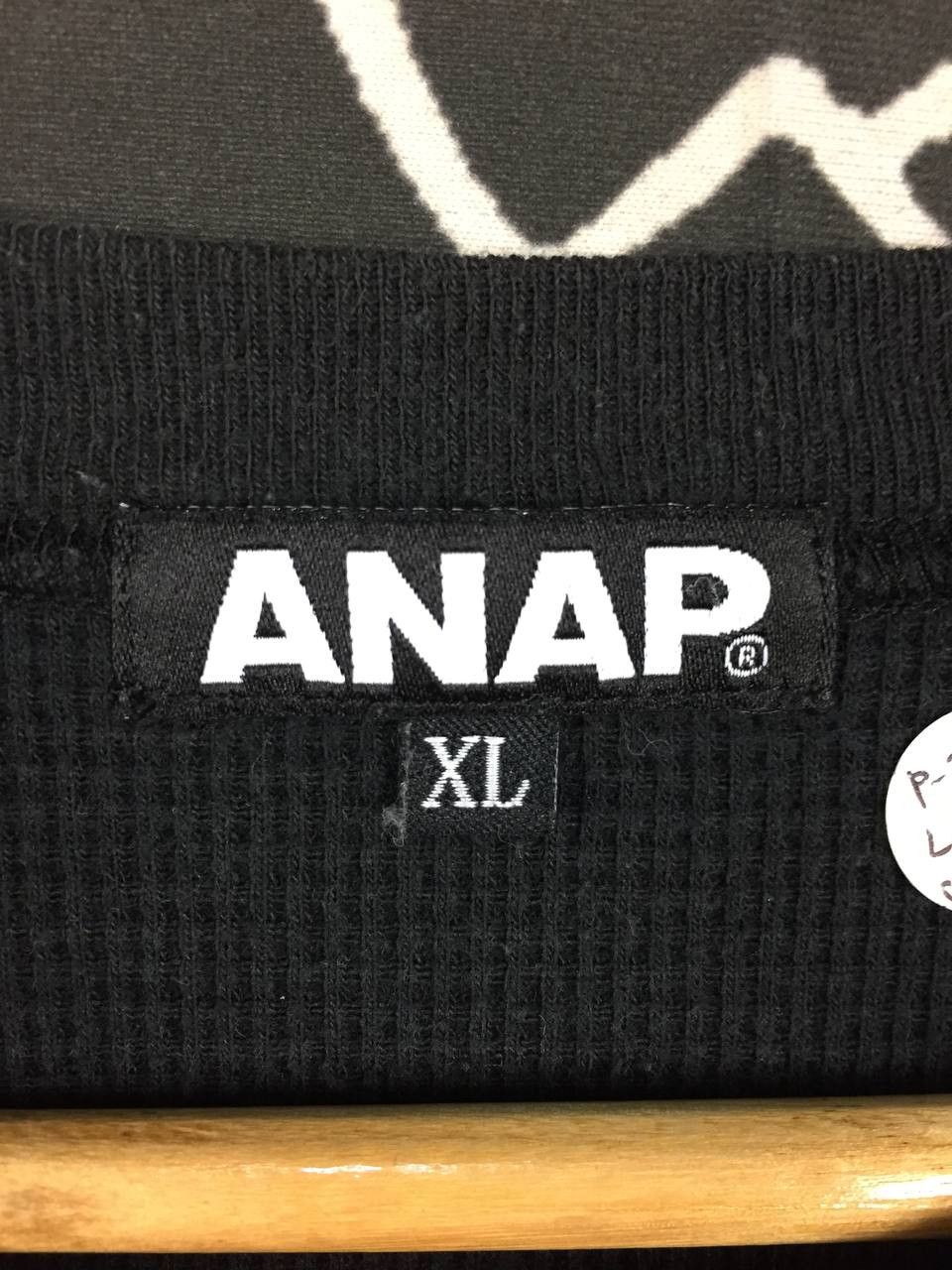 Japanese Brand ANAP Japan All-Over Print Paisley Waffle Knit Thermal Tee Size US L / EU 52-54 / 3 - 7 Thumbnail