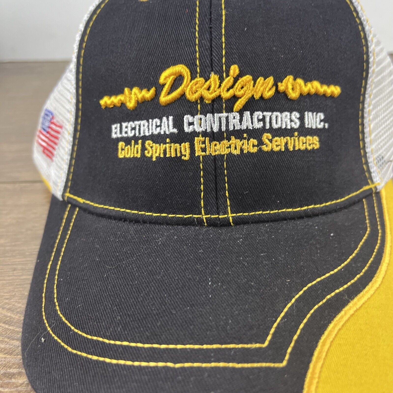 Other Design Electrical Contractors Hat Black Cap Hat Adjustable H Size ONE SIZE - 7 Thumbnail