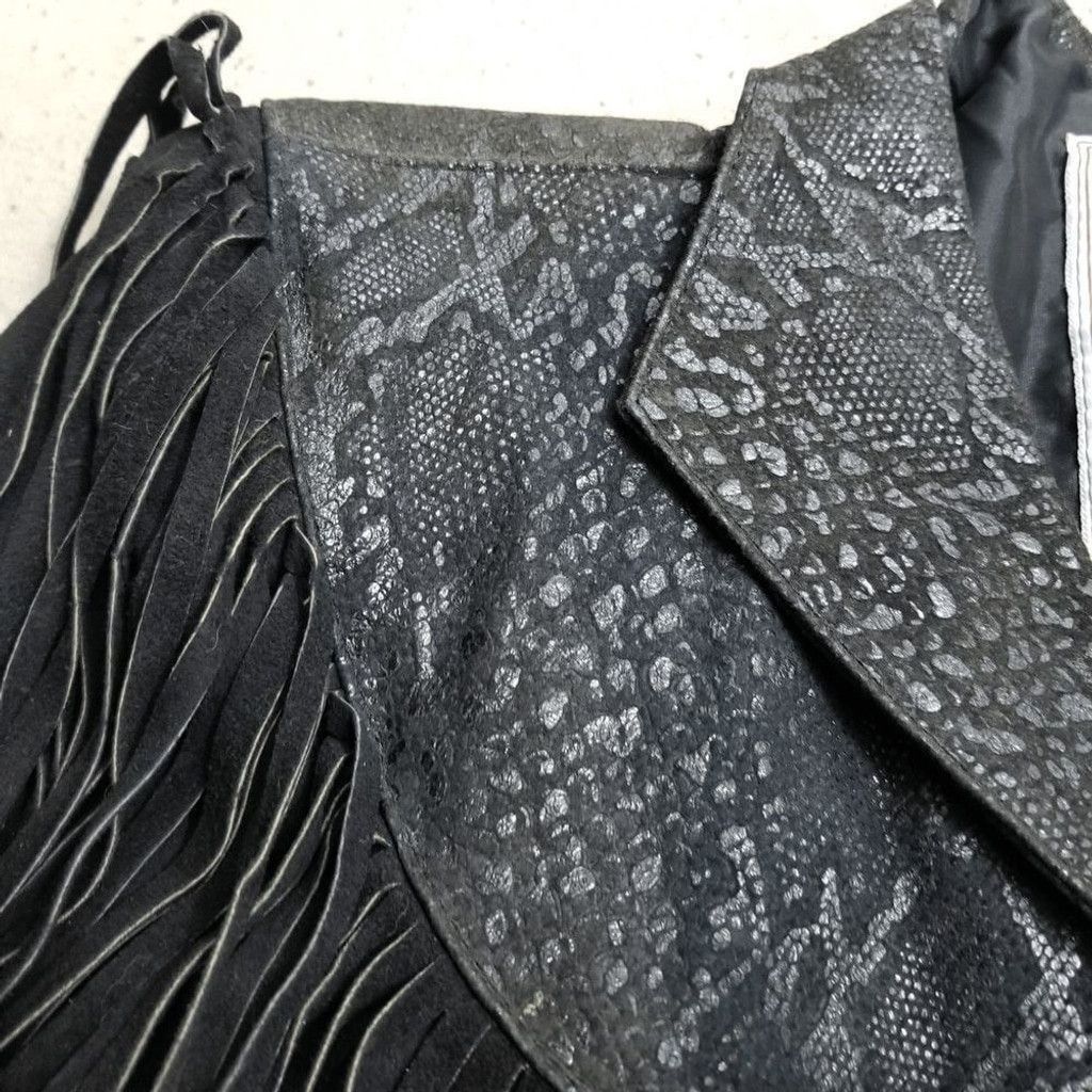 M. Julian M. Julian vintage fringe leather jacket sz L Size L / US 10 / IT 46 - 10 Thumbnail