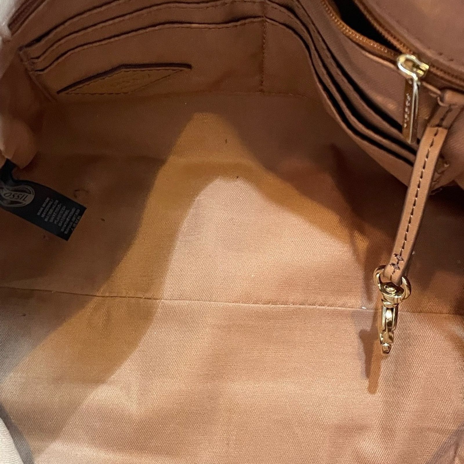 Fossil Fossil Sydney Satchel Original WhiteBlack Stripe Size ONE SIZE - 5 Thumbnail