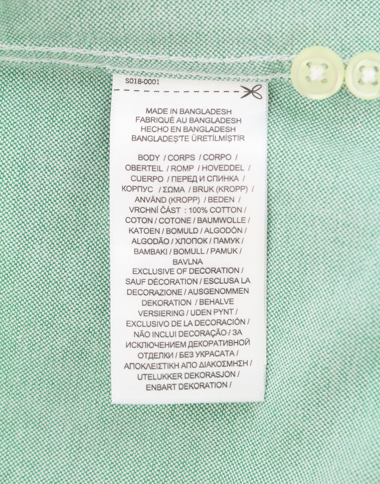 Ralph Lauren L Green Button-Down Neck Custom Fit Logo 87035 Size US L / EU 52-54 / 3 - 8 Thumbnail