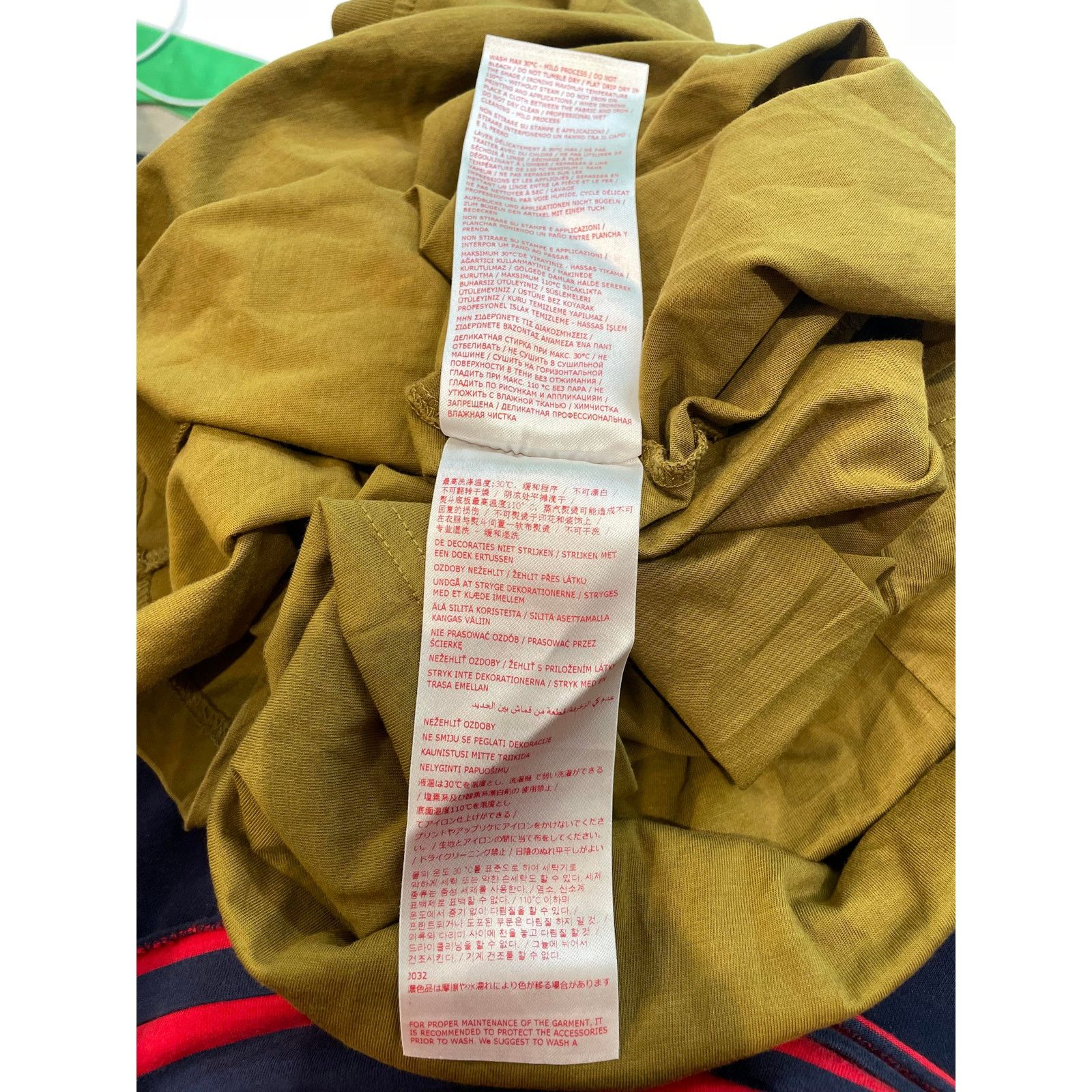 Marni Marni Multi Chest Logo Brown & Olive Tee Size US M / EU 48-50 / 2 - 5 Thumbnail