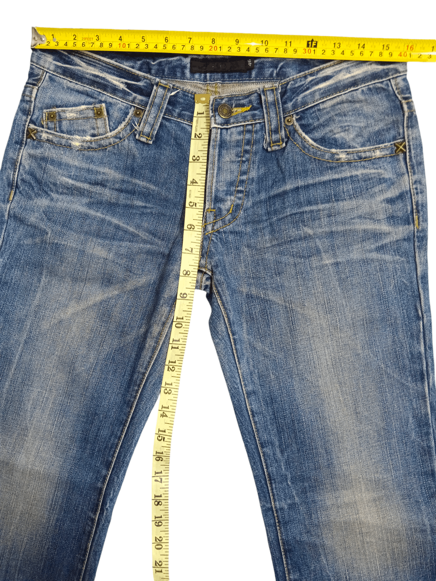 GOSTAR DE FUGA FUGA Seditionaries Low Rise Flare Denim Size US 30 / EU 46 - 9 Thumbnail