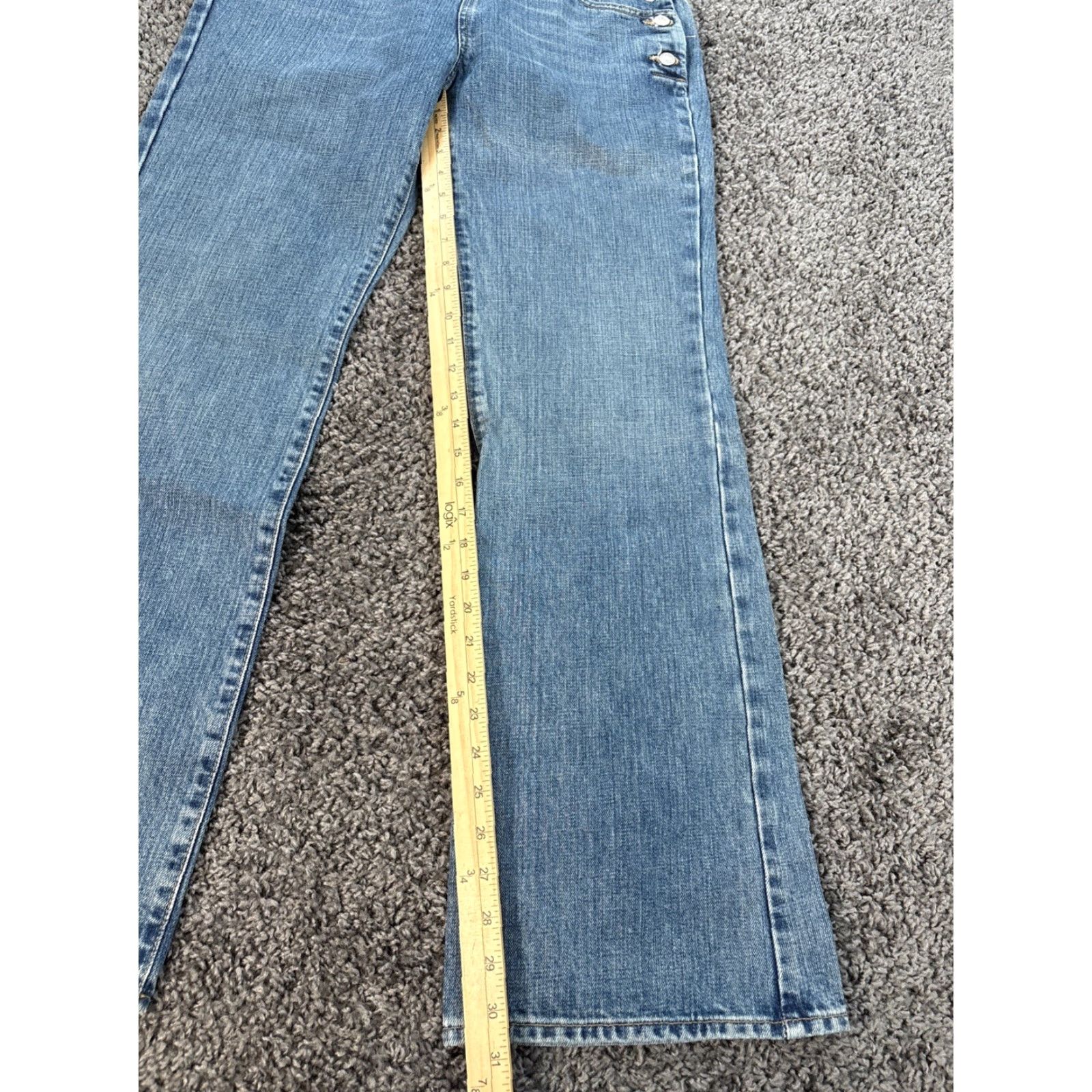 Gap VTG Gap Sidewinder Jeans Bootcut 33x31 Blue 90s Retro Rock Womens Jeans Size 24" / US 00 / IT 34 - 2 Thumbnail