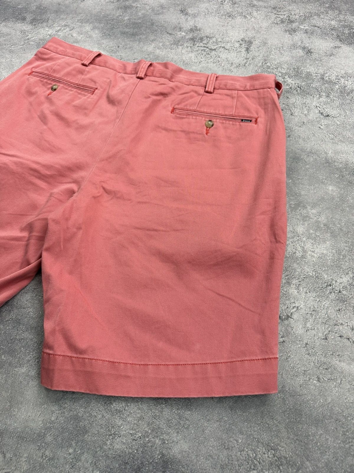 Polo Ralph Lauren Vintage Polo Ralph Lauren Chino Pink Shorts Y2K Classic 36 Size US 36 / EU 52 - 16 Thumbnail