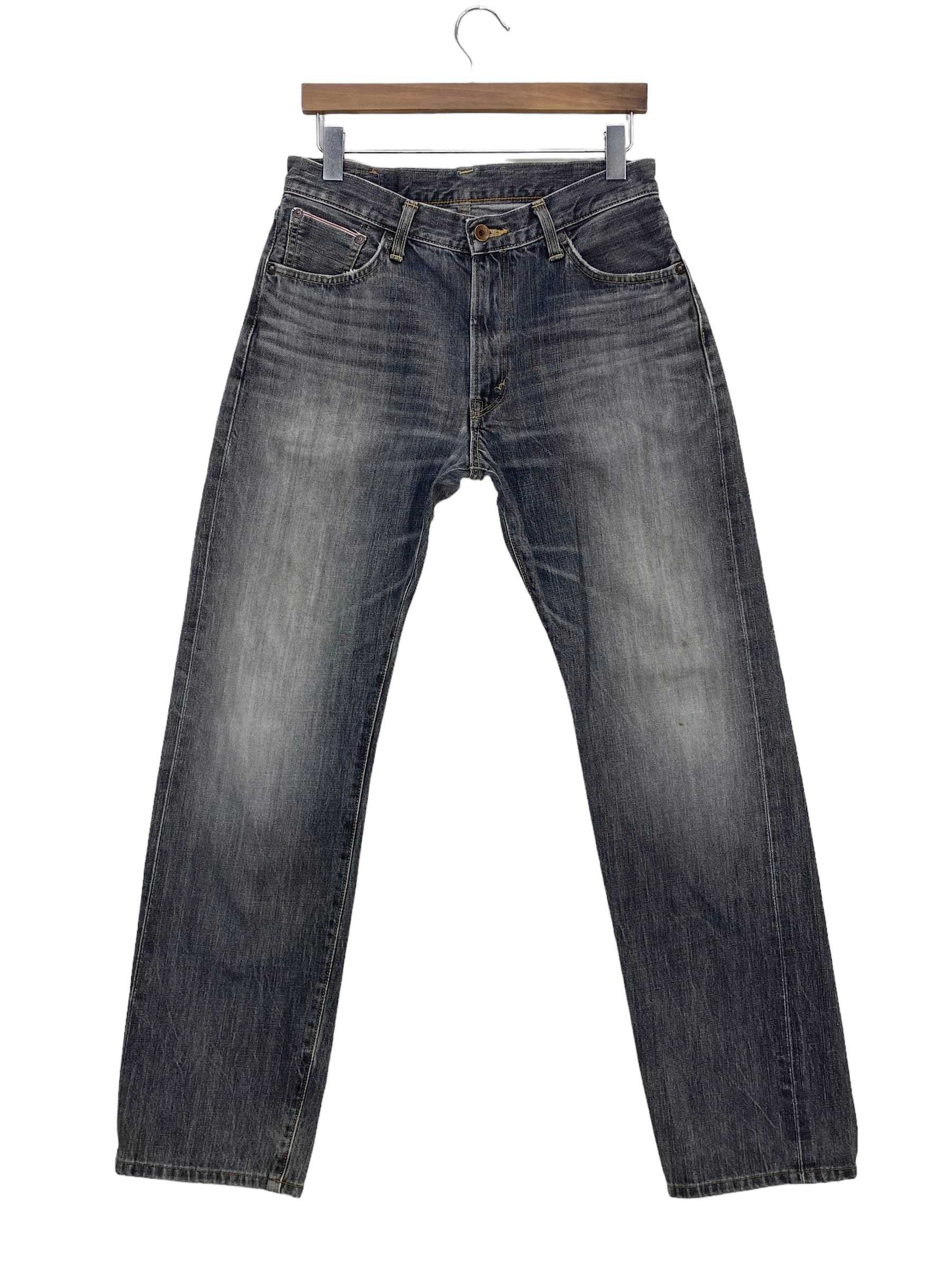 Edwin × Vintage Edwin Selvedge Denim Japanese Distressed Pants Japan Made Size US 30 / EU 46 - 2 Thumbnail