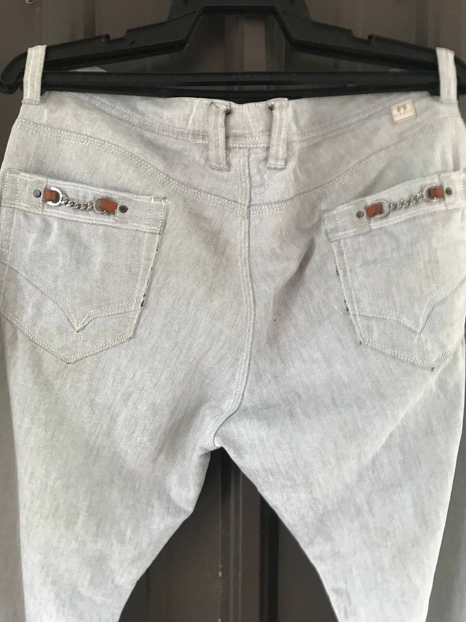 Japanese Brand × Le Grande Bleu (L.G.B.) × Nicole Club Hideaway By Nicole Super Flare Chain Pocket Jean Size US 35 - 3 Thumbnail