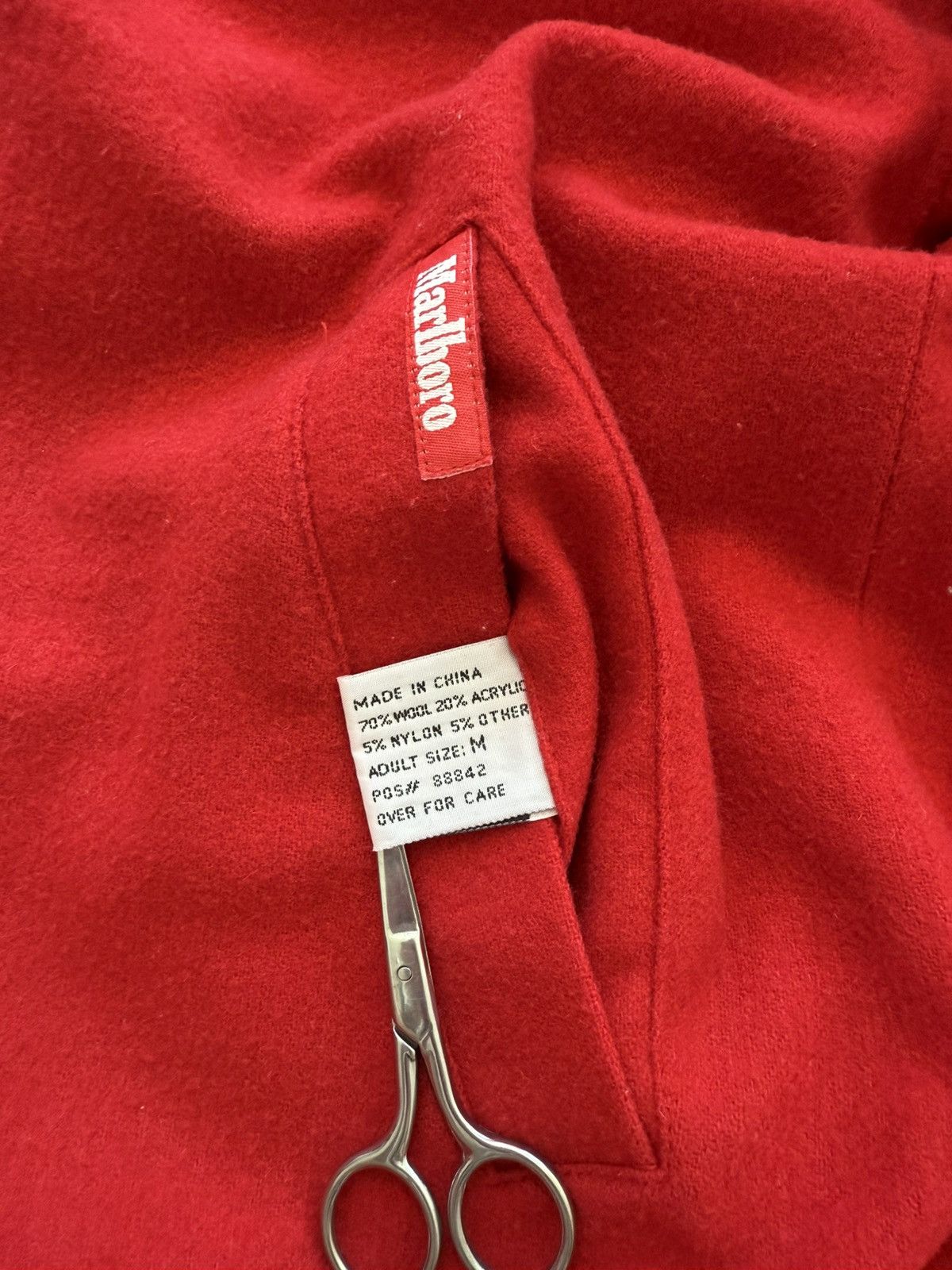 Marlboro Reversible Marlboro Wool Zip Jacket Size US M / EU 48-50 / 2 - 3 Thumbnail