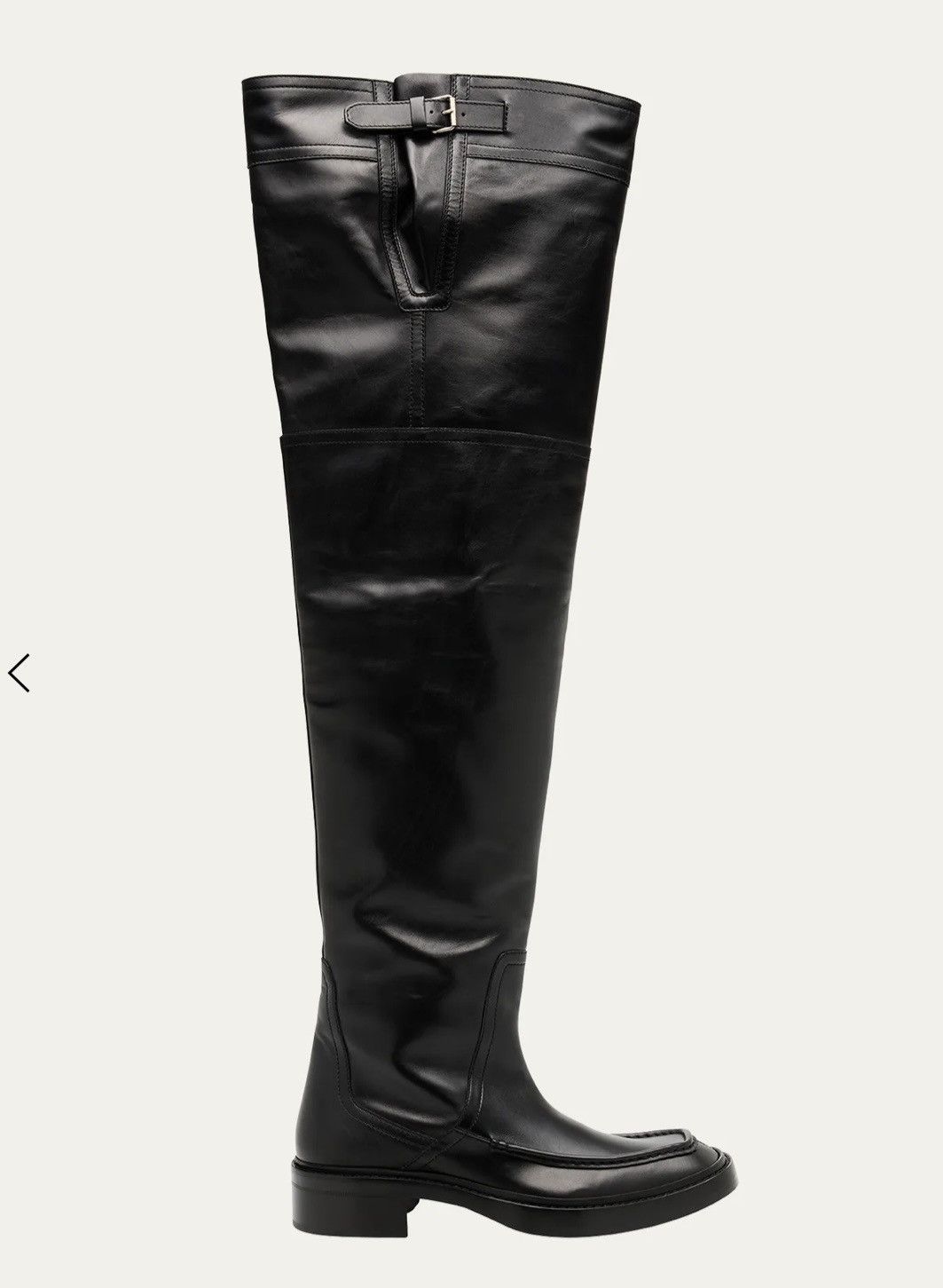Saint Laurent Paris Saint Laurent Joe Leather Over the Knee Boot Size US 10 / EU 43 - 1 Thumbnail
