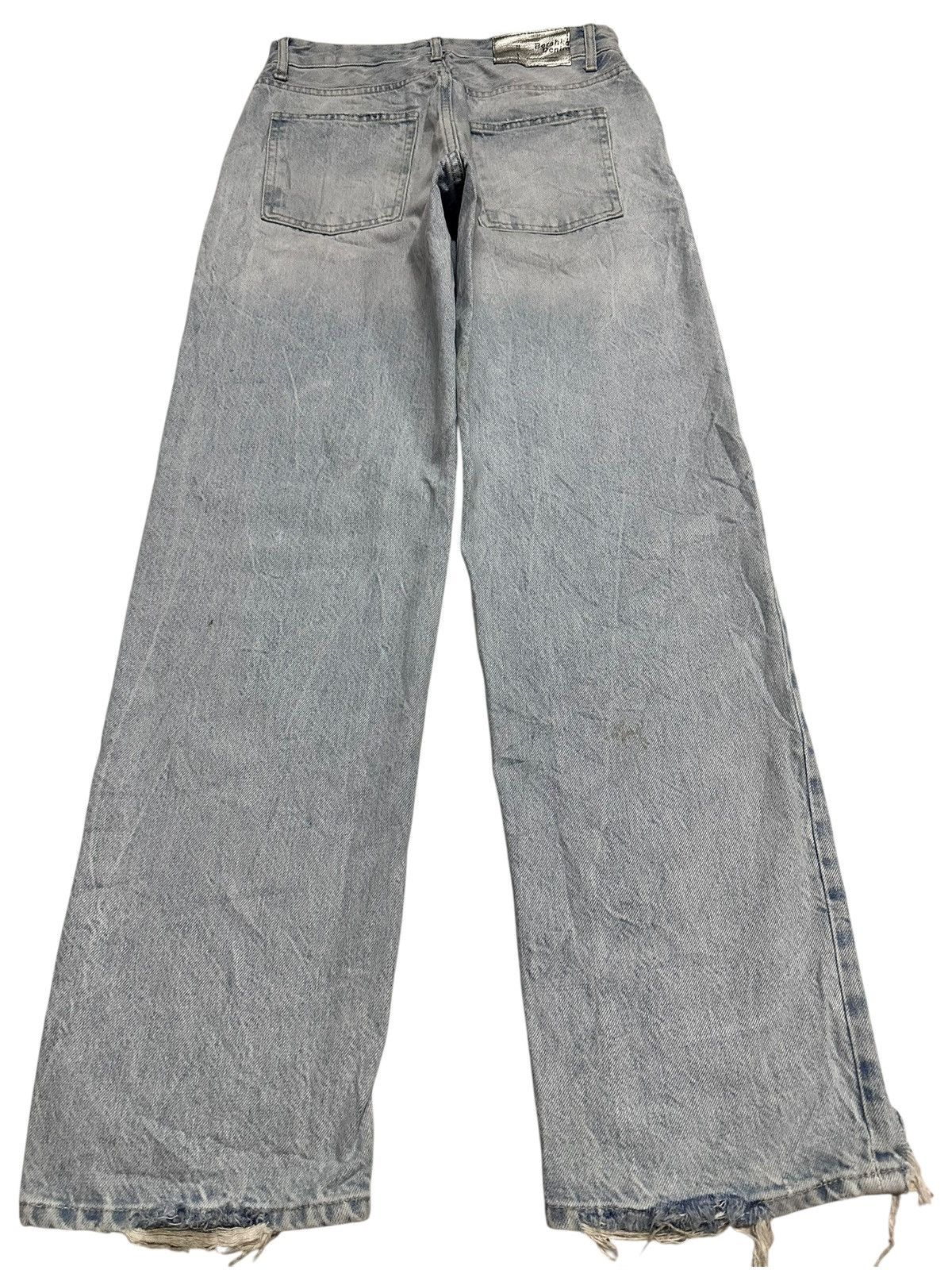 Bershka Bershka Denim Vintage 90's Distressed Ripped Baggy and Faded Size US 29 - 2 Thumbnail