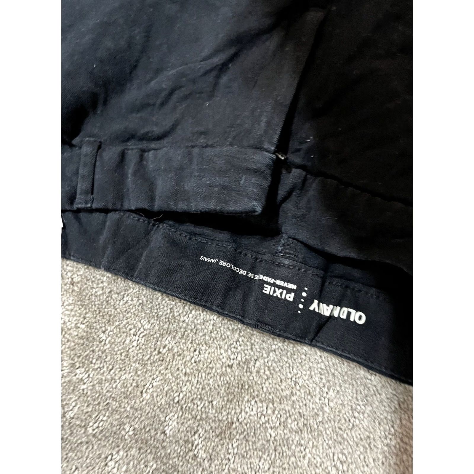 Old Navy Old Navy Pant Women Size 18 Regular Mid Rise Black Pocket Slim Ankle Pants XS Size 40" / US 18 - 3 Thumbnail