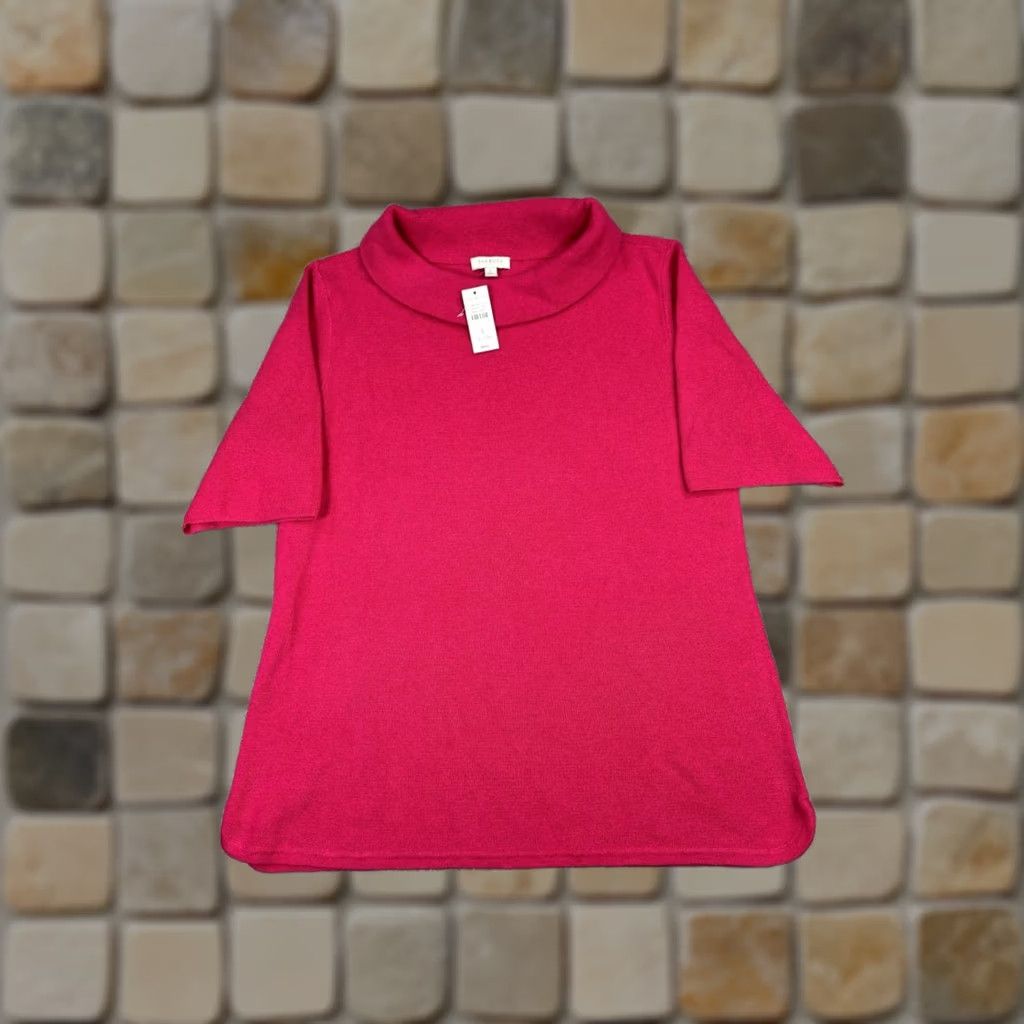 Talbots Talbots Sweater Womens S Pink Cotton Blend Knit Size S / US 4 / IT 40 - 1 Thumbnail