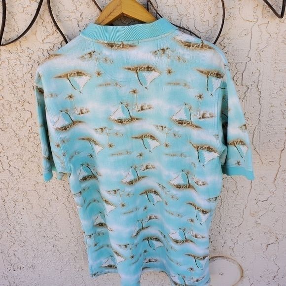 Daniel Cremieux Daniel Cremieux Collection Embroidered Island Design Sz L Po Size US L / EU 52-54 / 3 - 5 Thumbnail