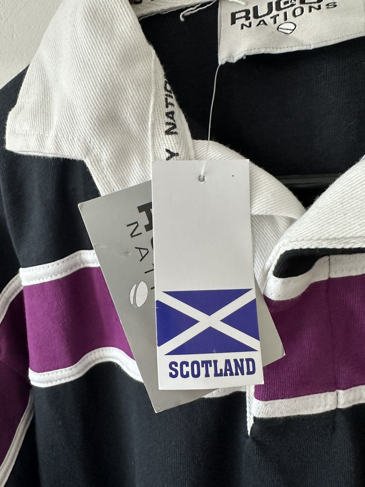 Other Rugby Nations Scotland polo shirt long sleeve Size US XL / EU 56 / 4 - 7 Thumbnail