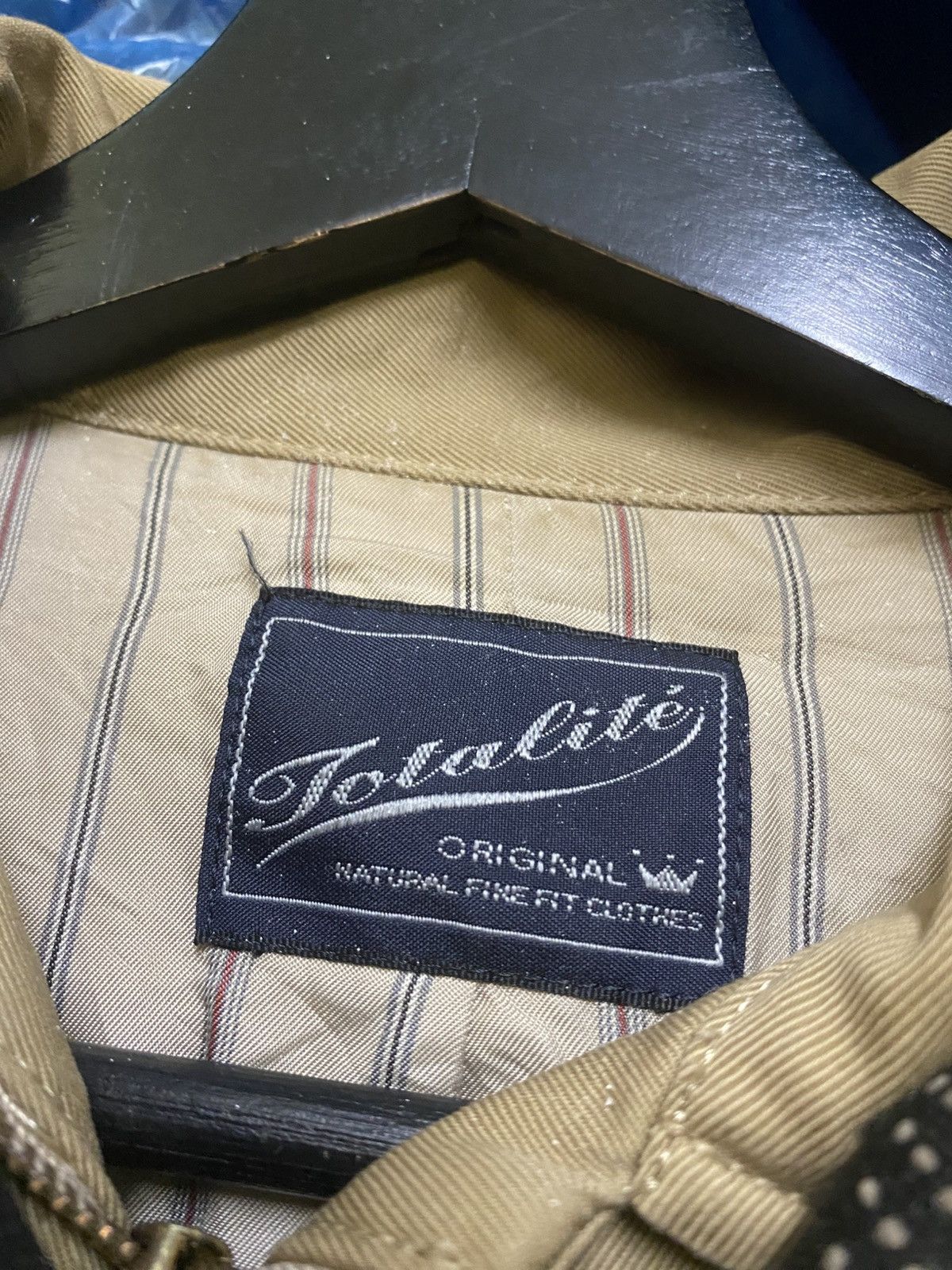 Japanese Brand Vintage Totalité Harrington Style Jacket Beige Japan Size US XS / EU 42 / 0 - 4 Thumbnail