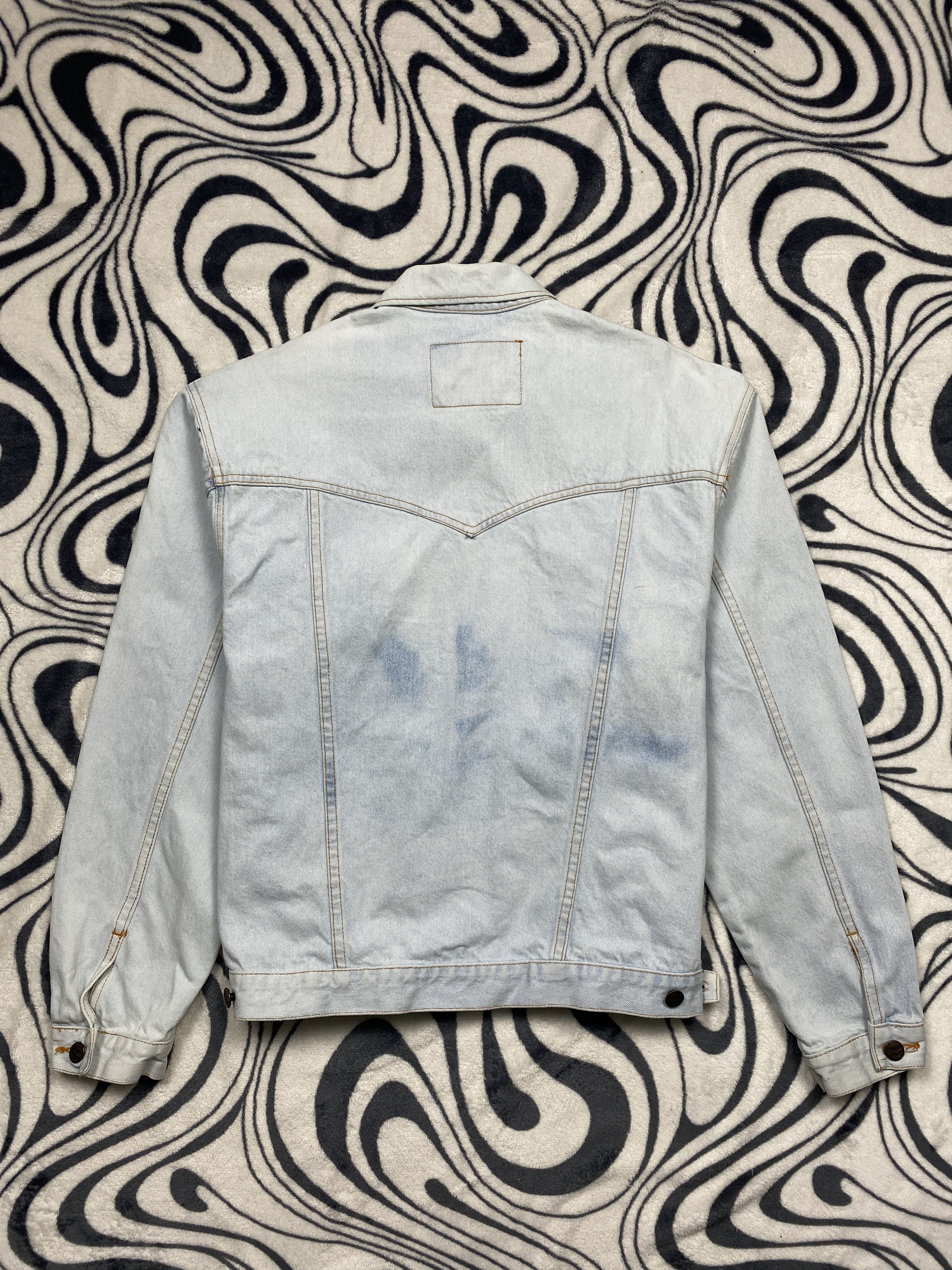 Vintage Wrangler 90s Vintage Washed Denim Jacket Y2K Jeans Size US L / EU 52-54 / 3 - 7 Thumbnail
