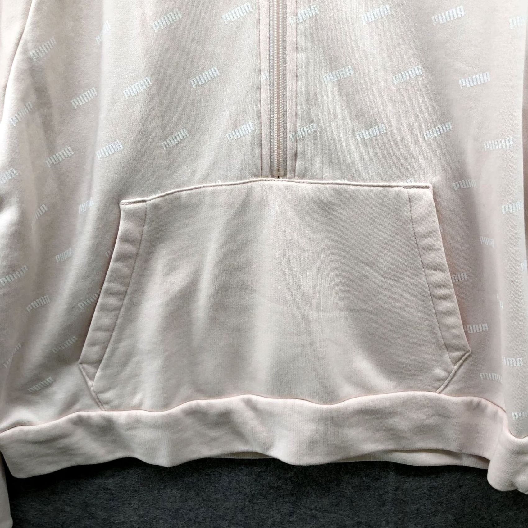 Puma Puma 1/2 Zip Sweatshirt Womens L Light Pink Active Mock Neck Pullover Zip Sweatshirt Body Activewear Womens L Pink Size L / US 10 / IT 46 - 4 Thumbnail