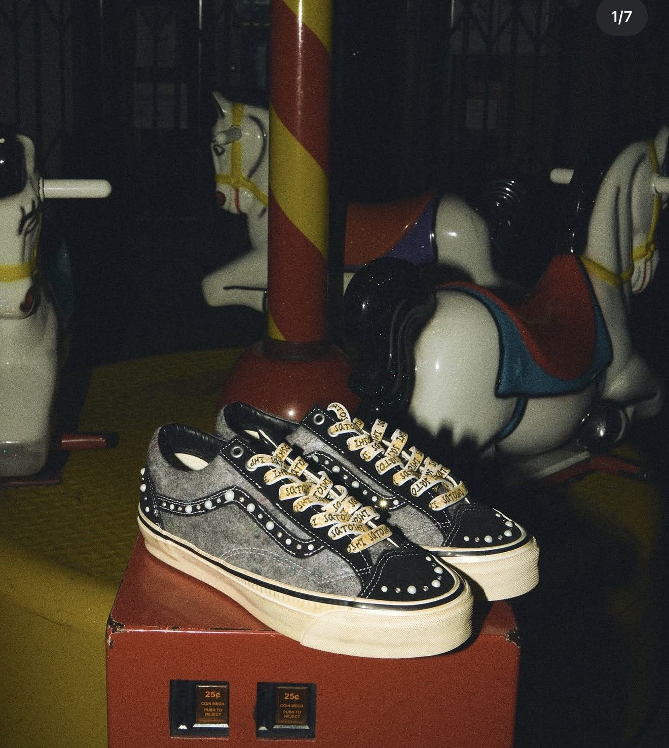 Satoshi Nakamoto × Vans Satoshi Nakamoto Old Skool 36 OTW Vans Size US 9.5 / EU 42-43 - 2 Thumbnail