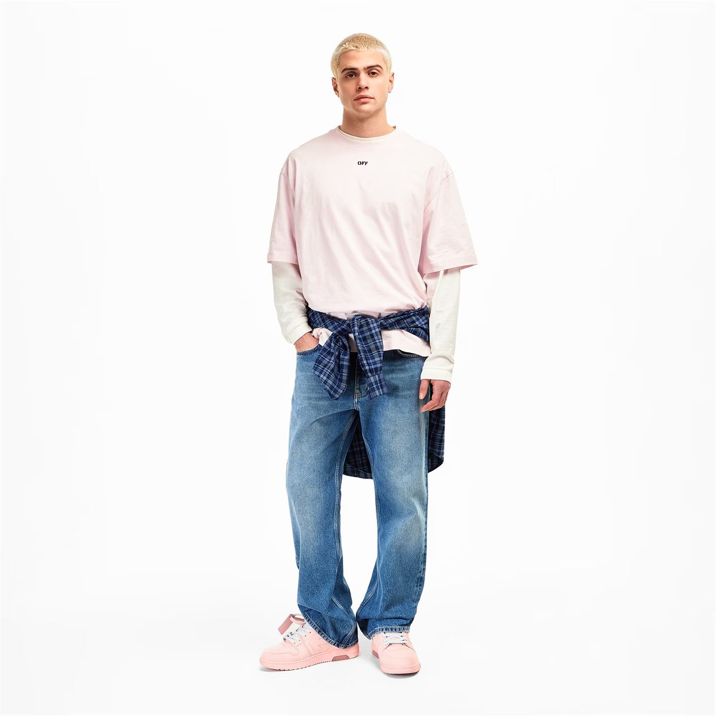 Off-White o1g2r1mq0226 Outofoffice Low-Top Trainers in Soft Pink Size US 6 / EU 39 - 5 Thumbnail