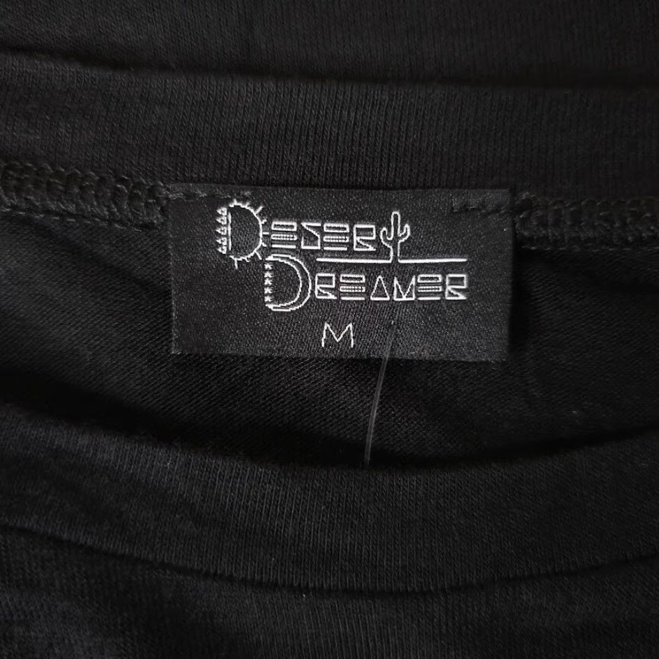 Moonstar Desert Dreamer Tank Top Womens Size Medium Black Mermaid Shooting Star Moon Shirt Size M / US 6-8 / IT 42-44 - 7 Thumbnail