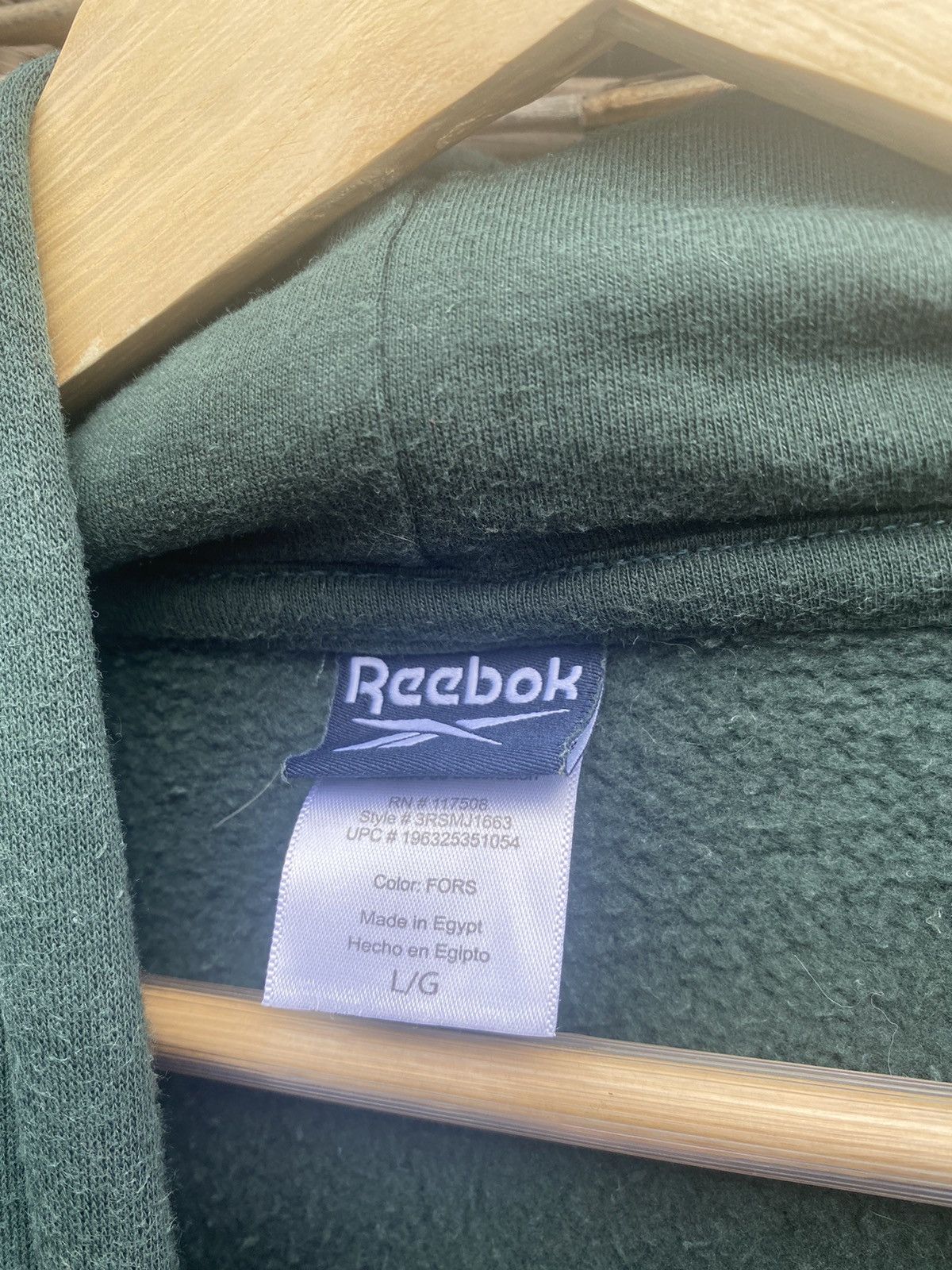 Reebok Vintage Reebok hoodie Size US L / EU 52-54 / 3 - 2 Thumbnail