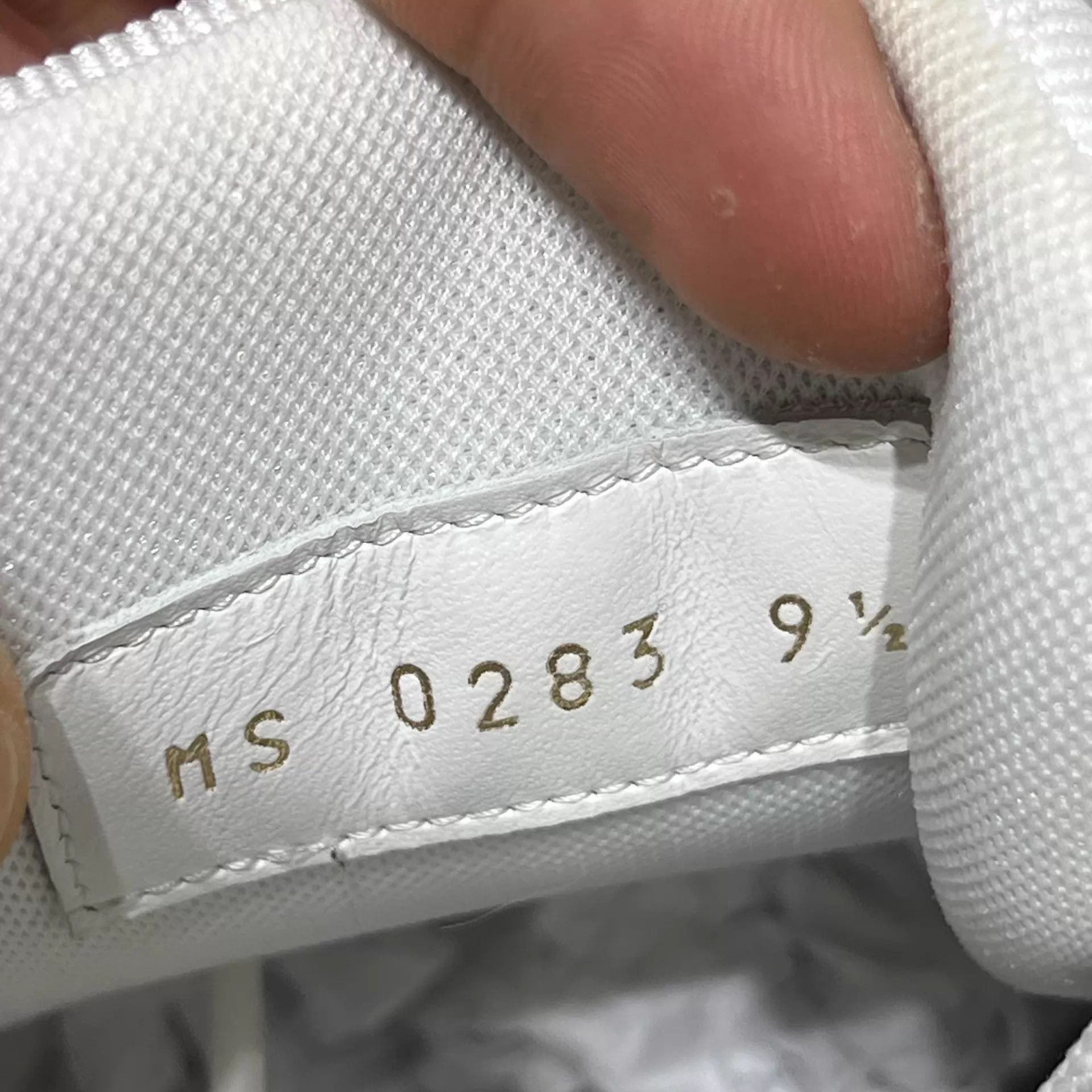 Louis Vuitton LV TRAINER Black & White Denim Sneakers UK9.5 Size US 10.5 / EU 43-44 - 8 Thumbnail