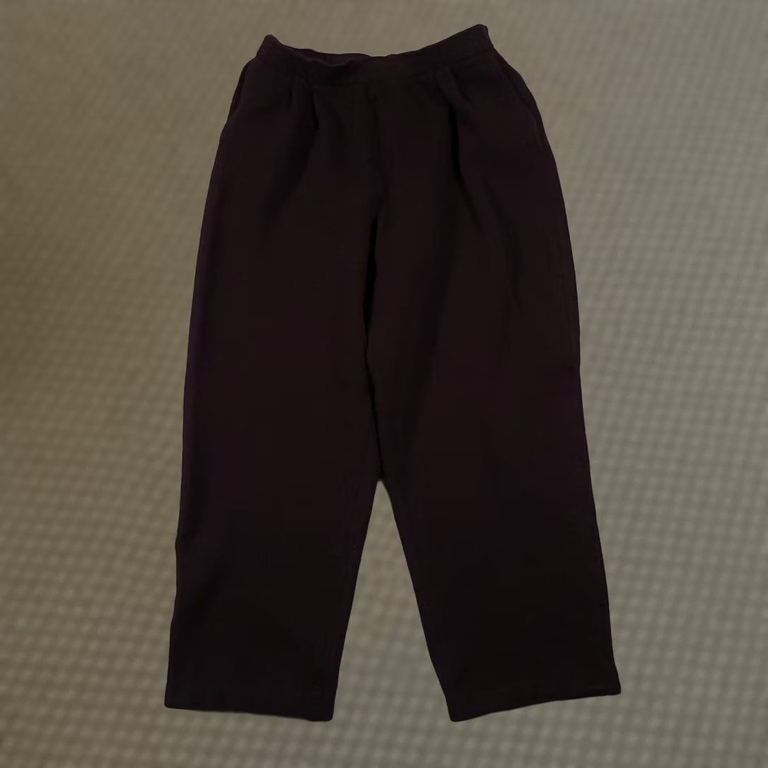 St. John VINTAGE Marie Gray St. John Santana Knit Pants Pull On Crop Women 6 Brown USA Cropped Straight P Size 28" / US 6 / IT 42 - 1 Thumbnail