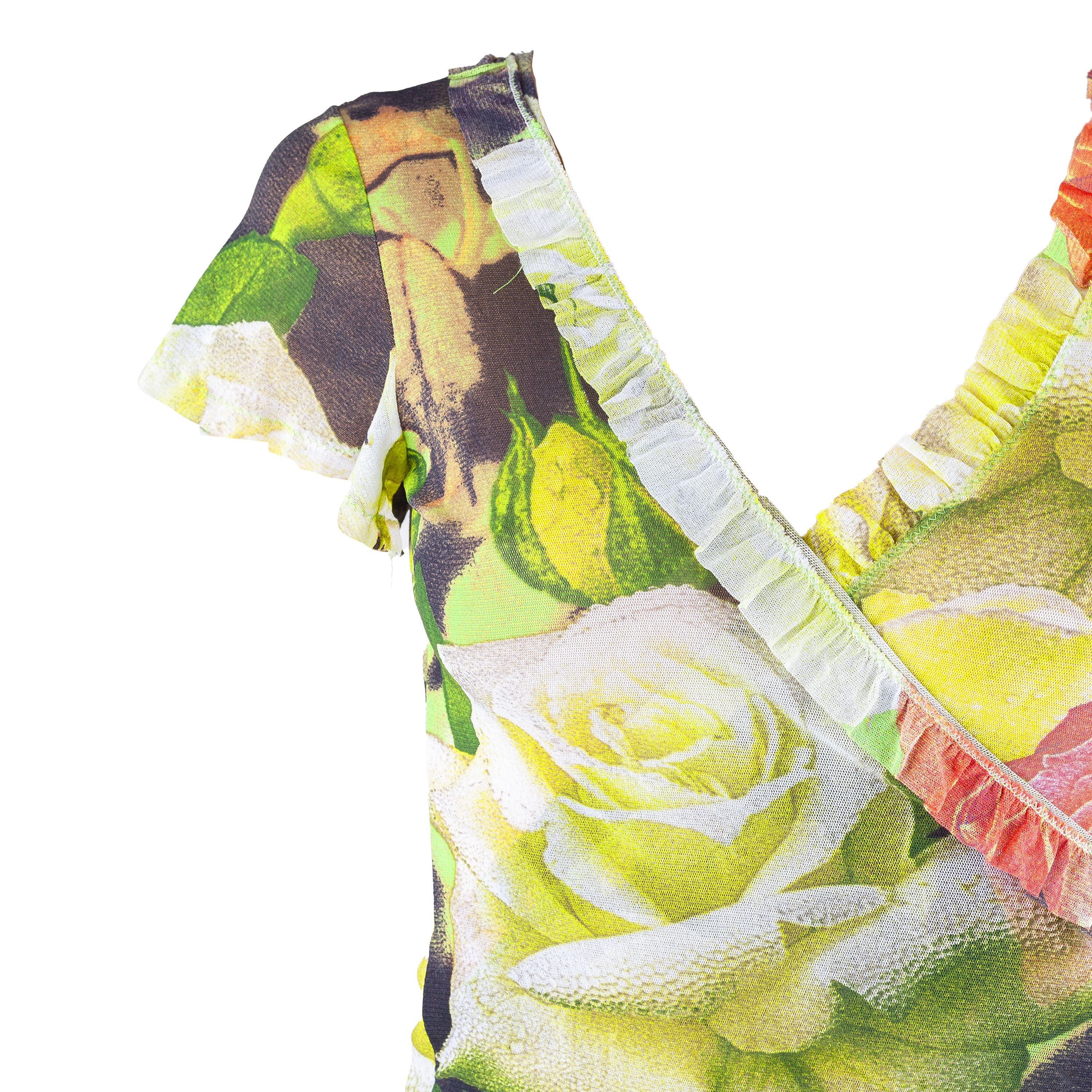 Roberto Cavalli Roberto Cavalli Vintage Floral Wrapped Around Dress (M) Size M / US 6-8 / IT 42-44 - 3 Thumbnail