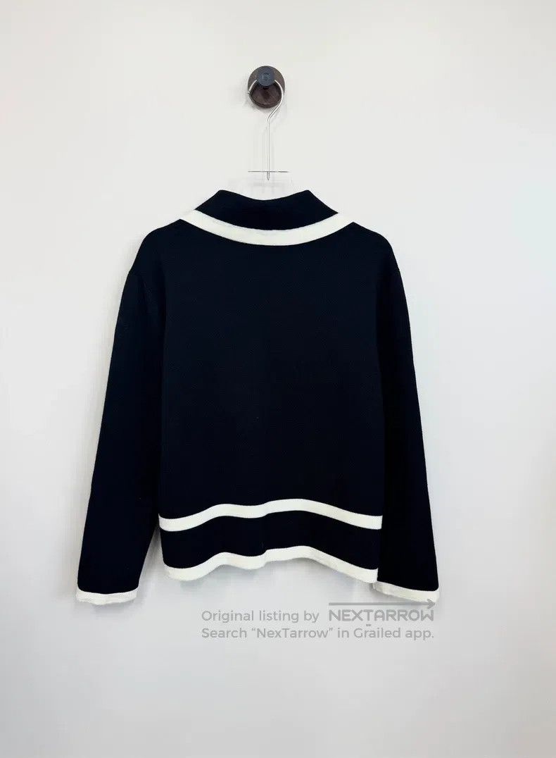 Gucci Gucci Black and white colour block double G embroidery log Size M / US 6-8 / IT 42-44 - 2 Thumbnail
