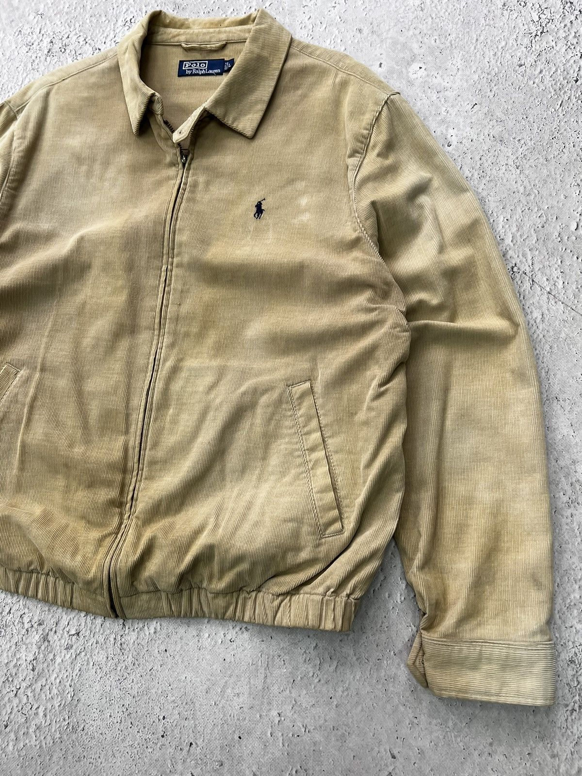 Polo Ralph Lauren × Vintage Vintage 90s Polo Ralph Lauren Harrington style boxy jacket Size US L / EU 52-54 / 3 - 4 Thumbnail