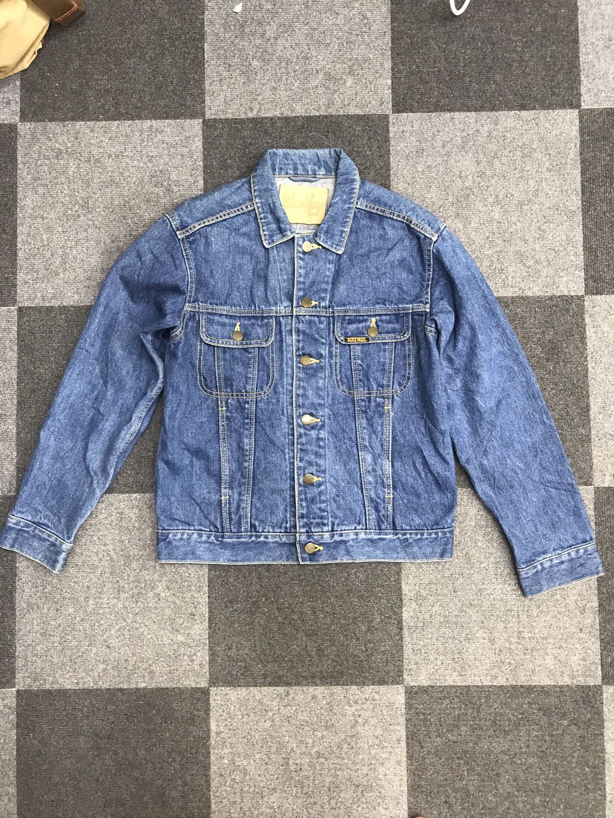 Japanese Brand BLUE WAY Medium Wash Trucker Jacket Size US M / EU 48-50 / 2 - 3 Thumbnail