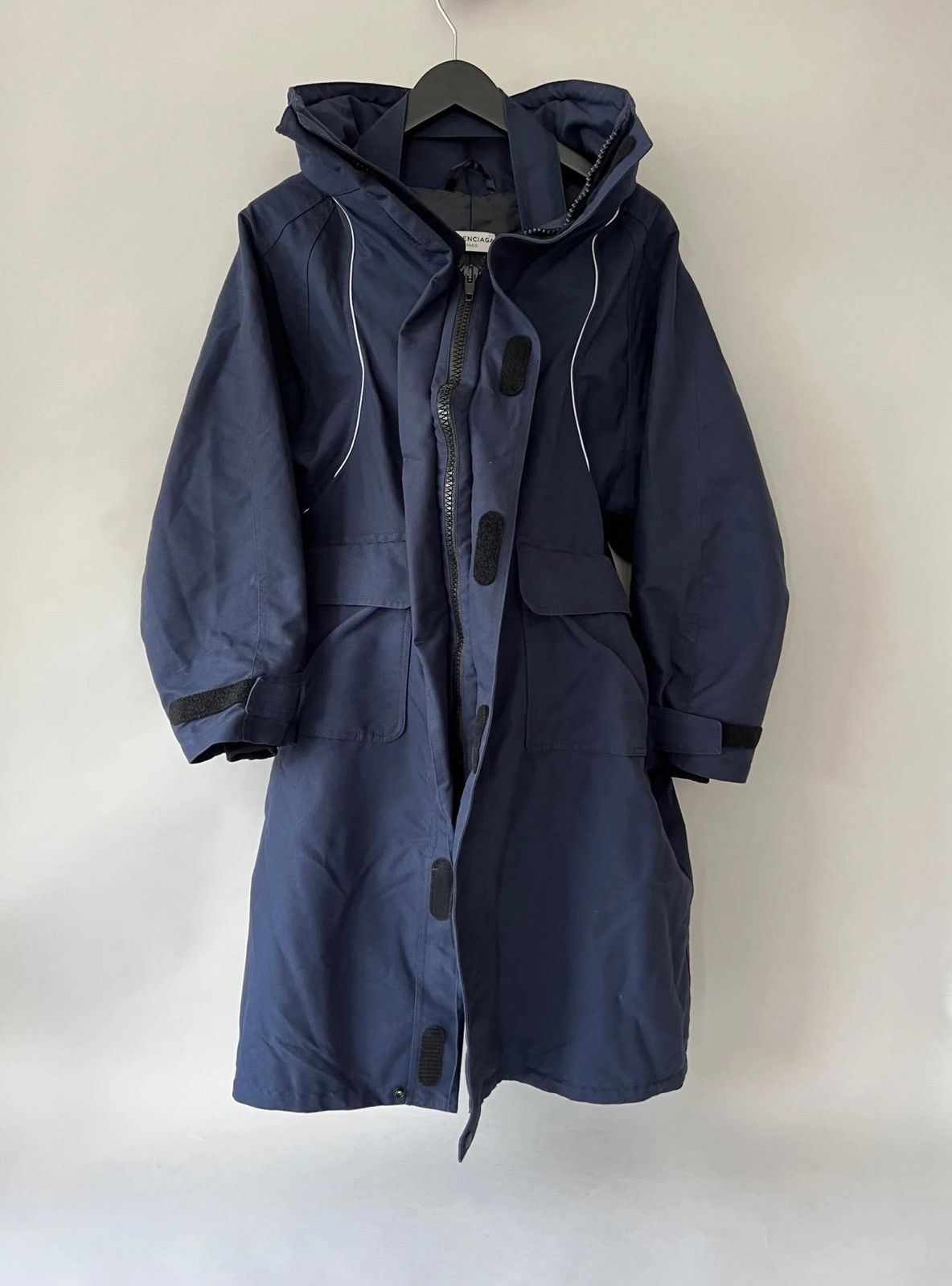 Balenciaga Balenciaga FW2016 Technical Long Swing Parka Size US M / EU 48-50 / 2 - 1 Thumbnail
